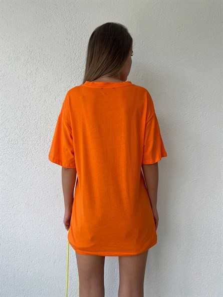 Nobody’s Perfect Oversize Basic Turuncu