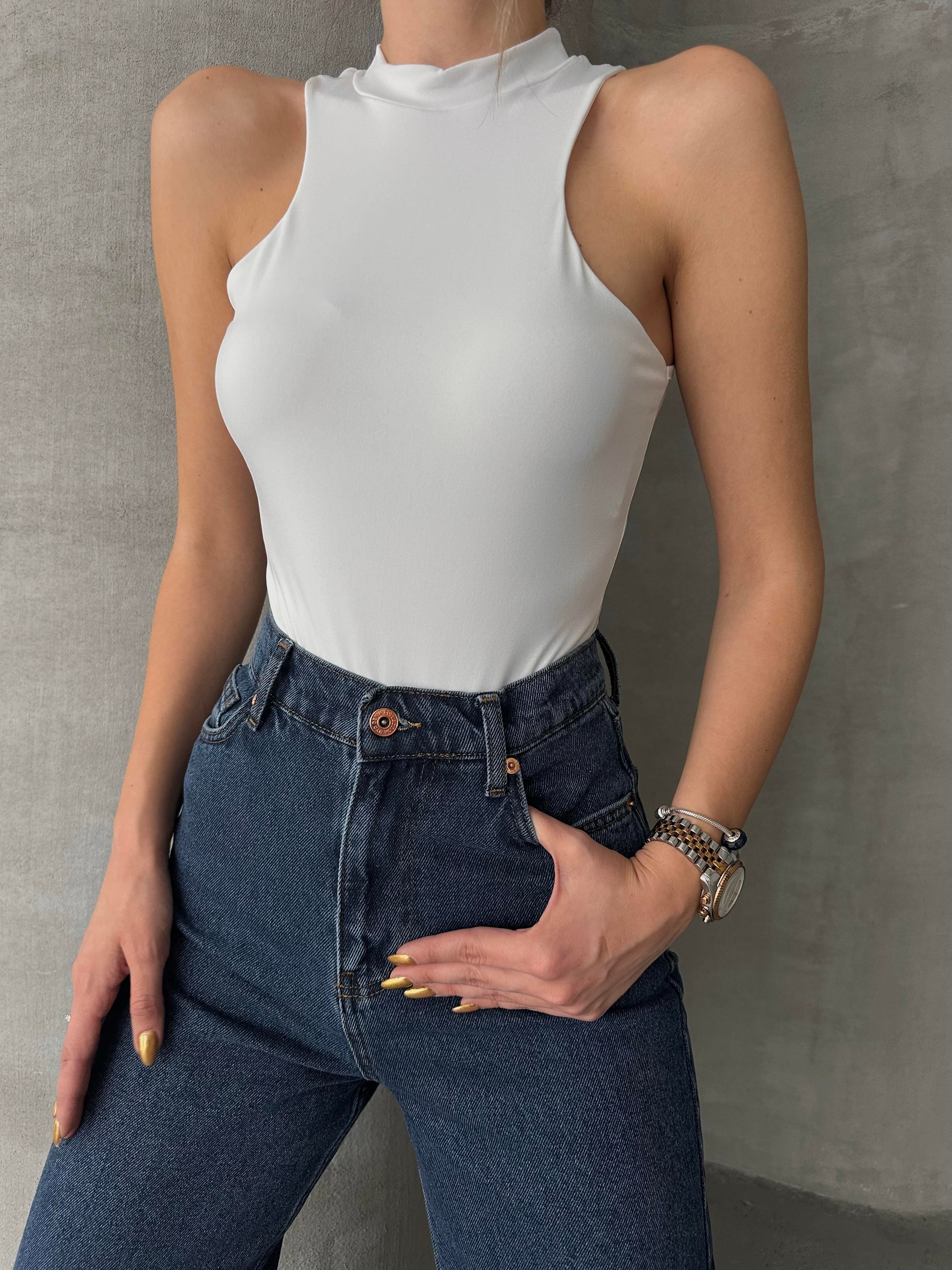 Zoe Bodysuit Beyaz