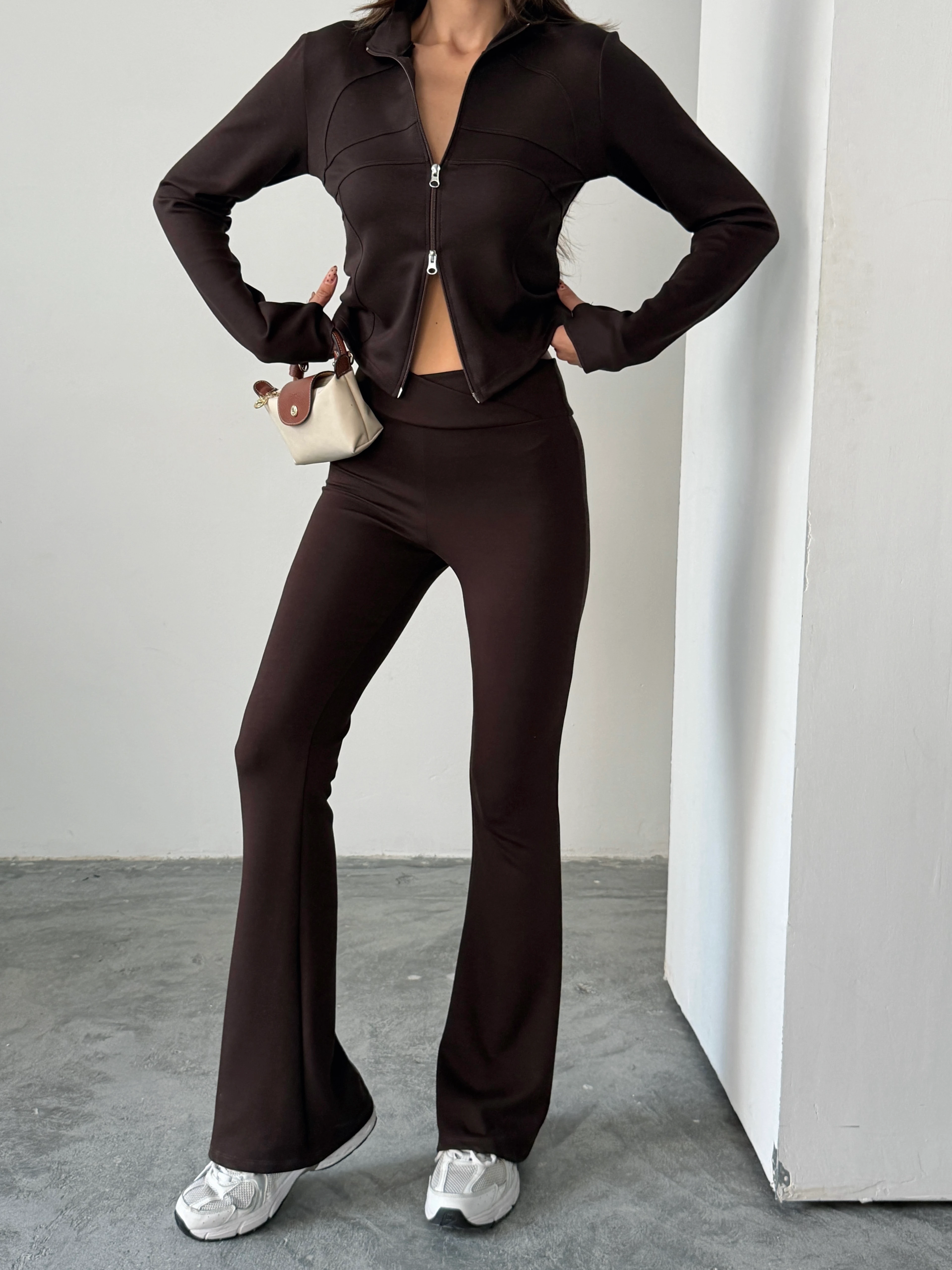 Fermuarlı Modal Takım 