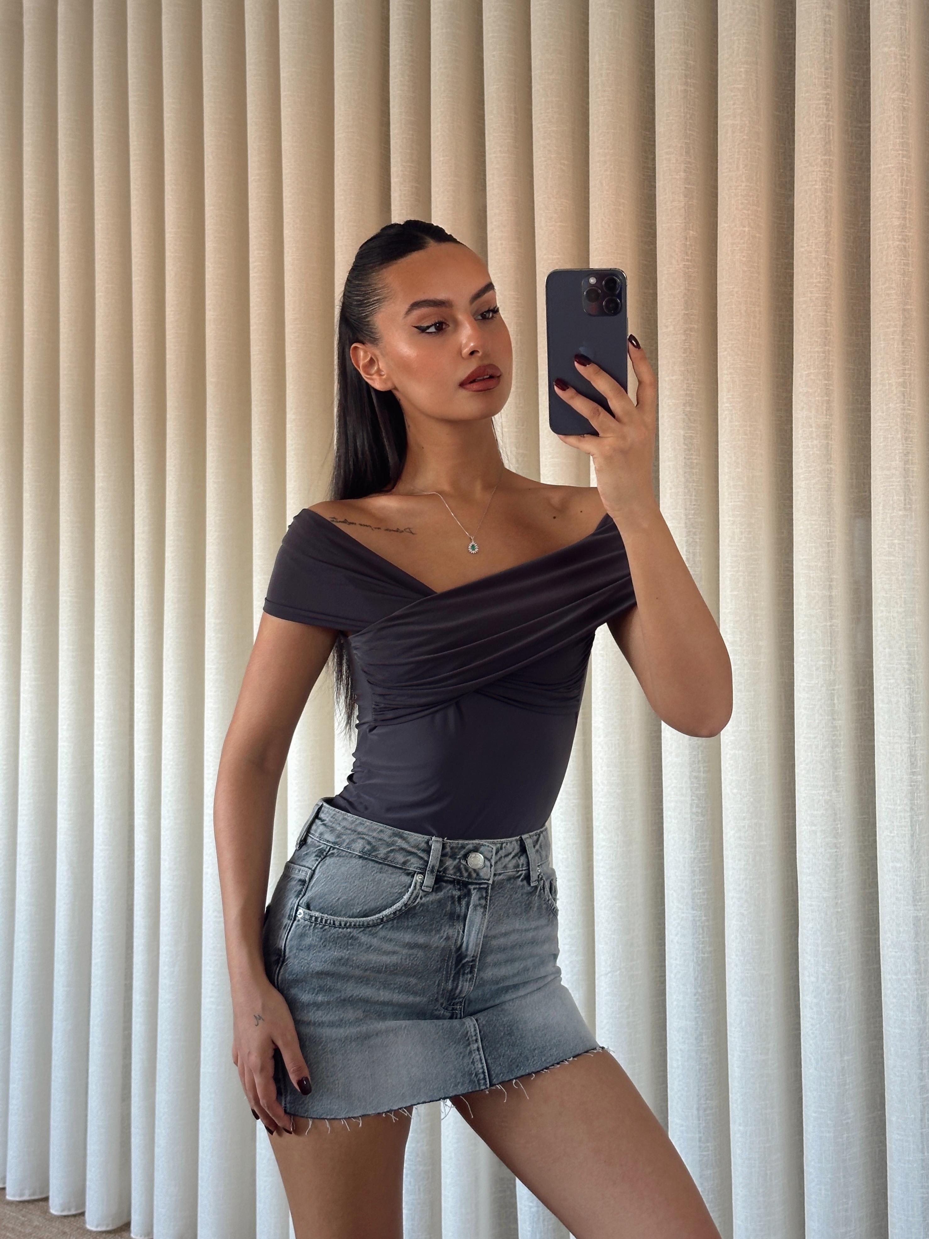 Mandy Madonna Bodysuit Füme