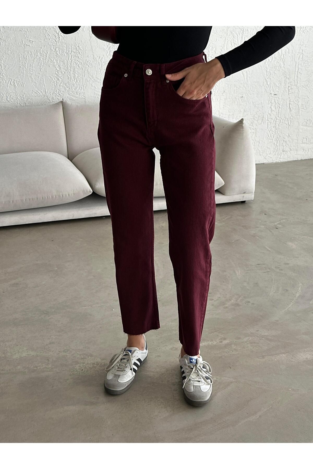 Original Straight Jeans Bordo