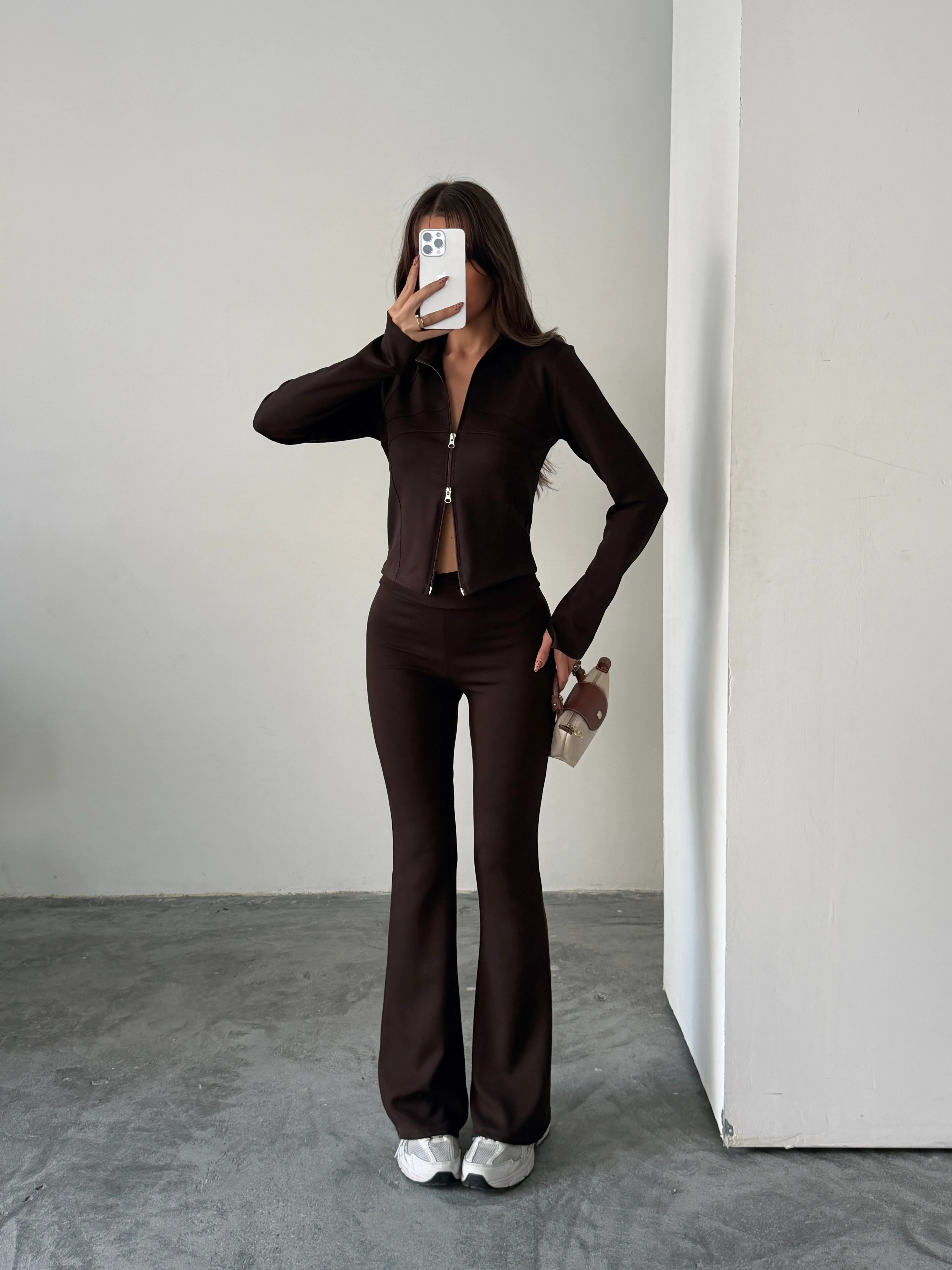 Fermuarlı Modal Takım 