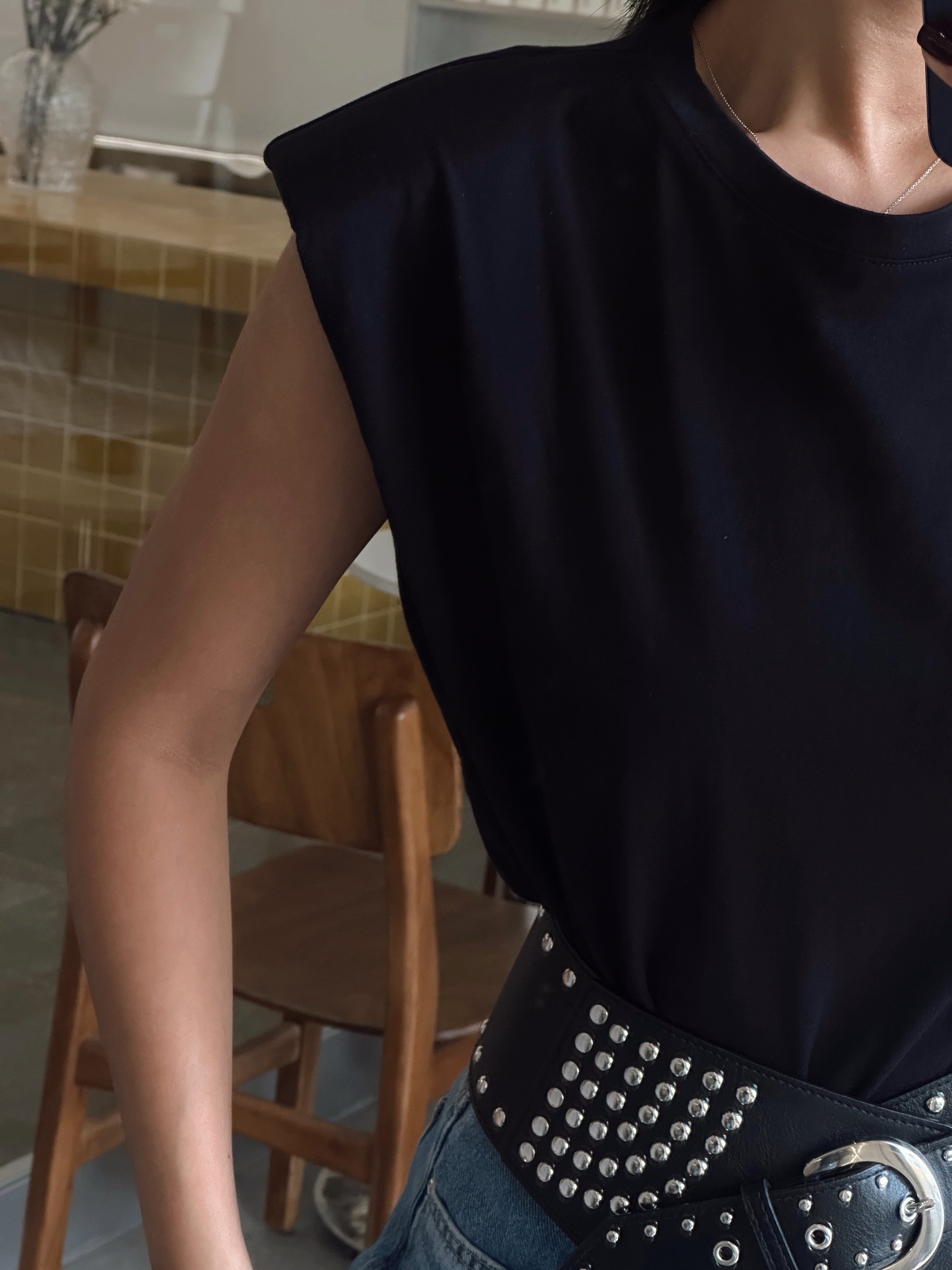 Vatka Detaylı Basic - Siyah