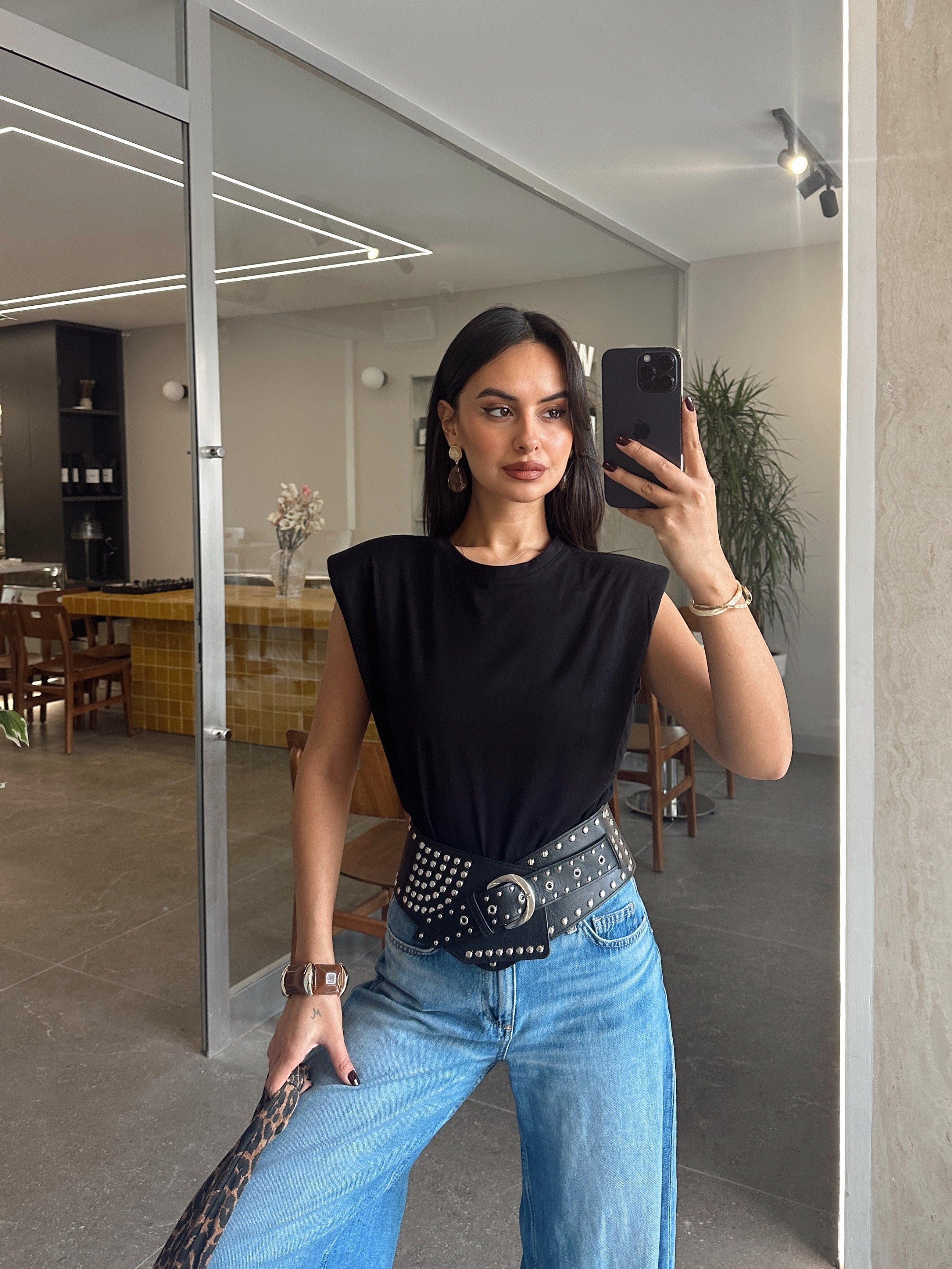 Vatka Detaylı Basic - Siyah