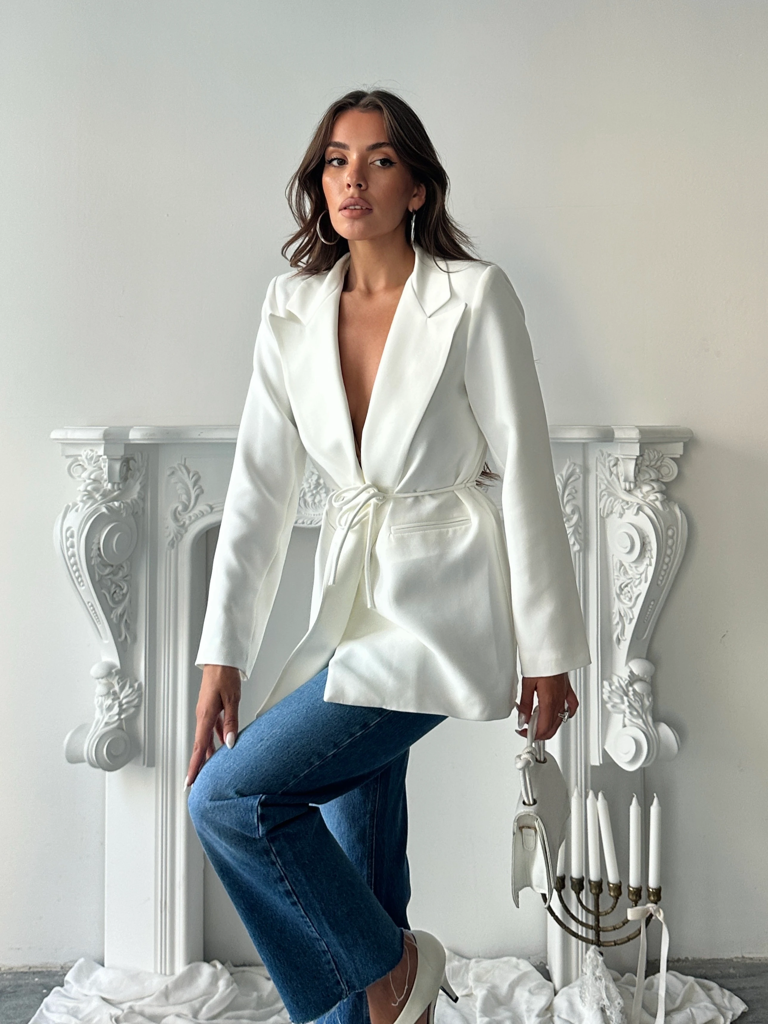 Bağlama Detay Ceket