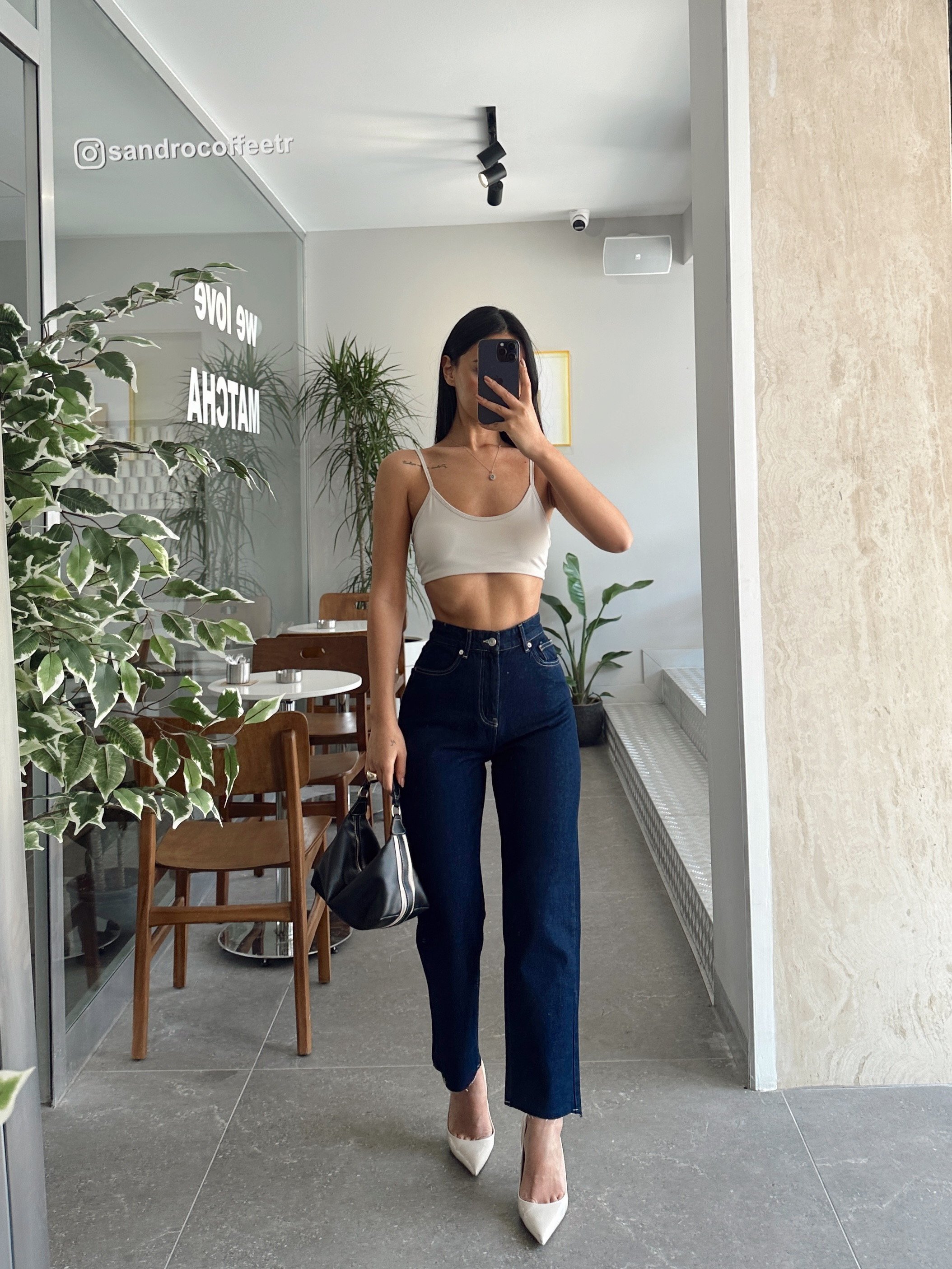 Massimo Mom Fit Jean - Dark Blue