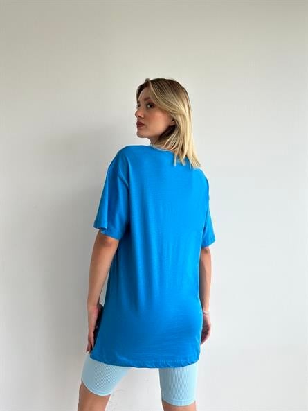 Take It Easy Oversize Basic Mavi