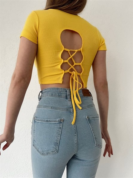 Sırt Kuşgözü Fitilli Basic Sarı
