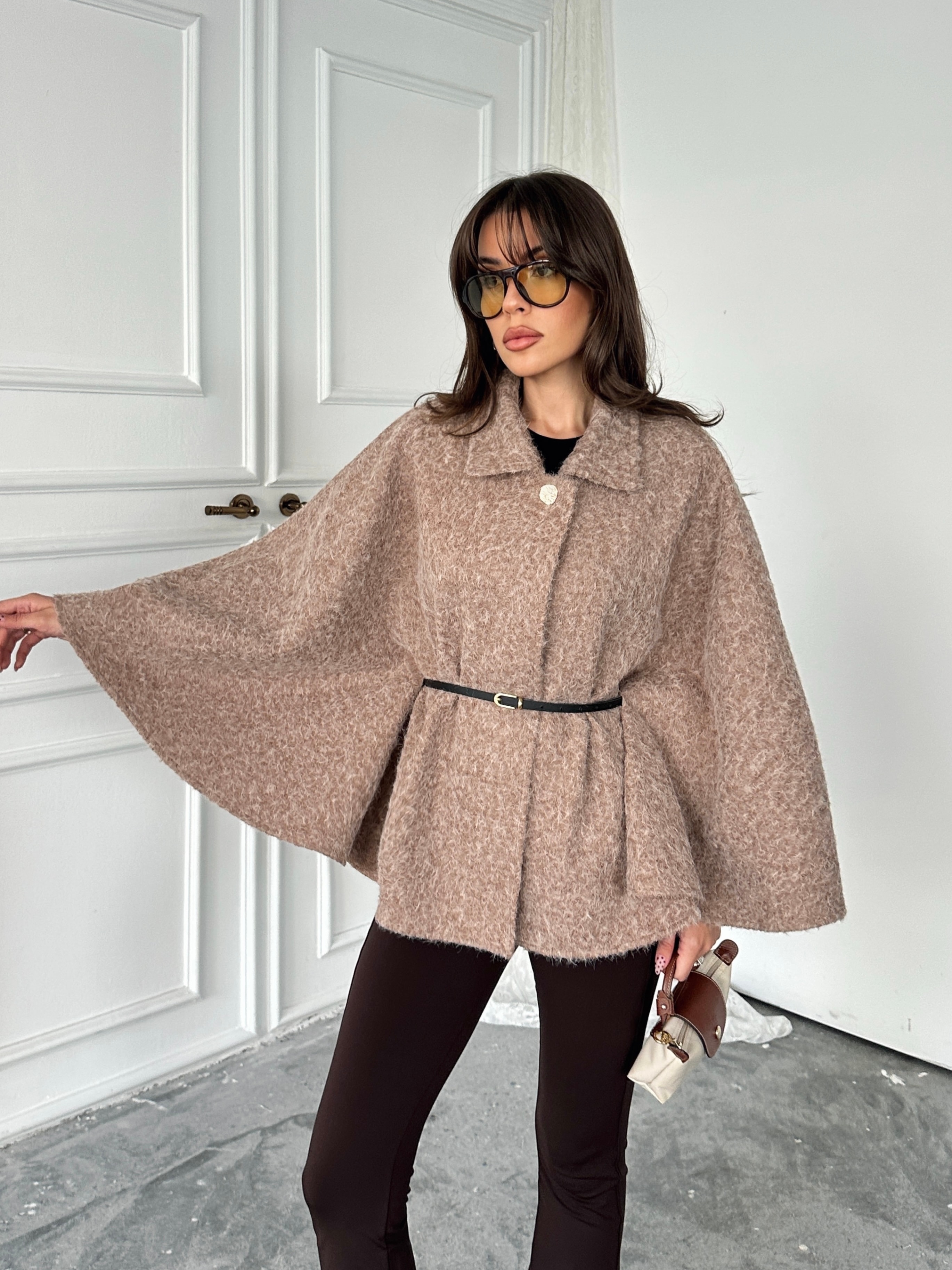 Kırçıllı Kaşe Panço  - Vizon