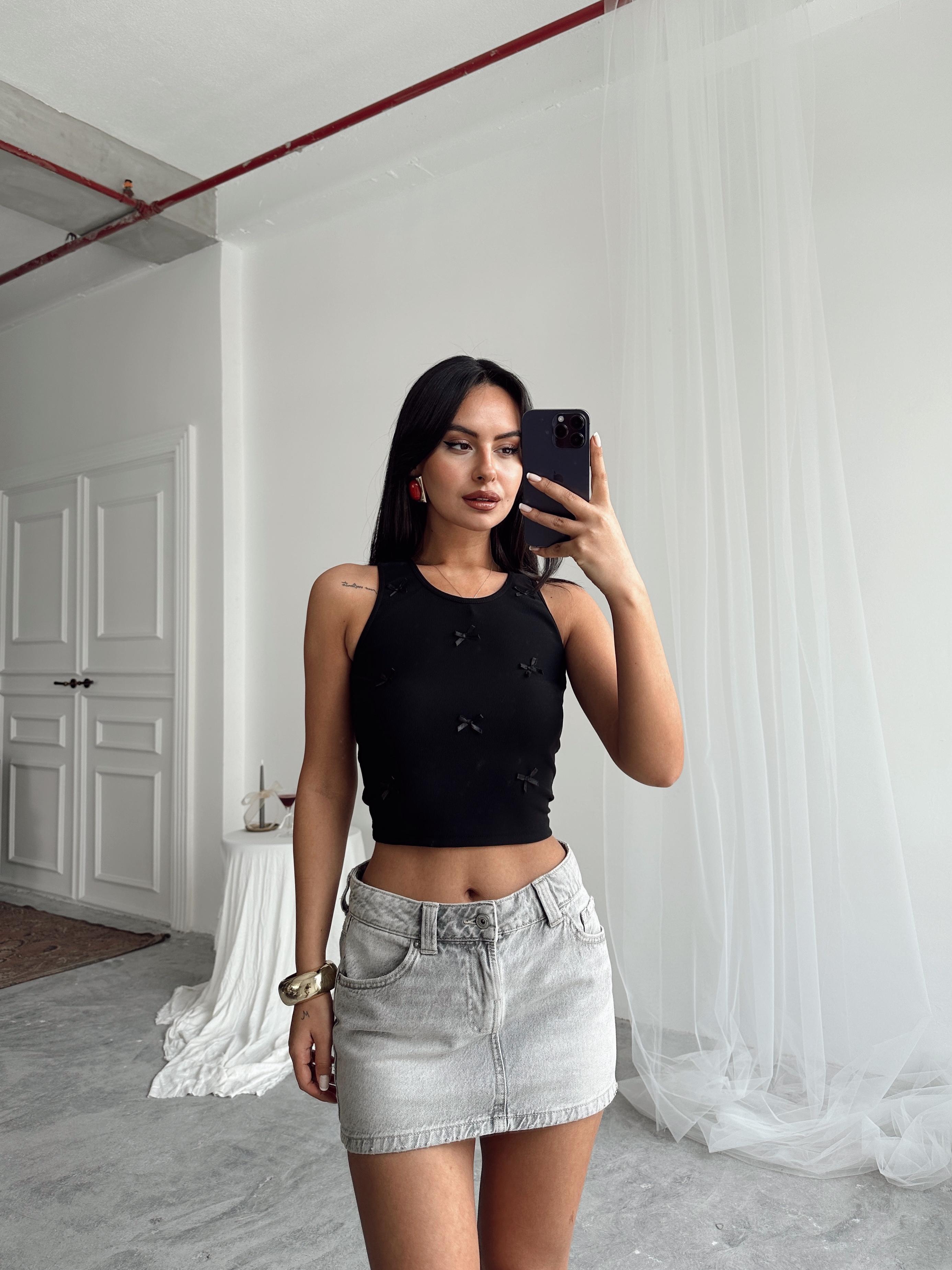 Fiyonk Detay Atlet - Black