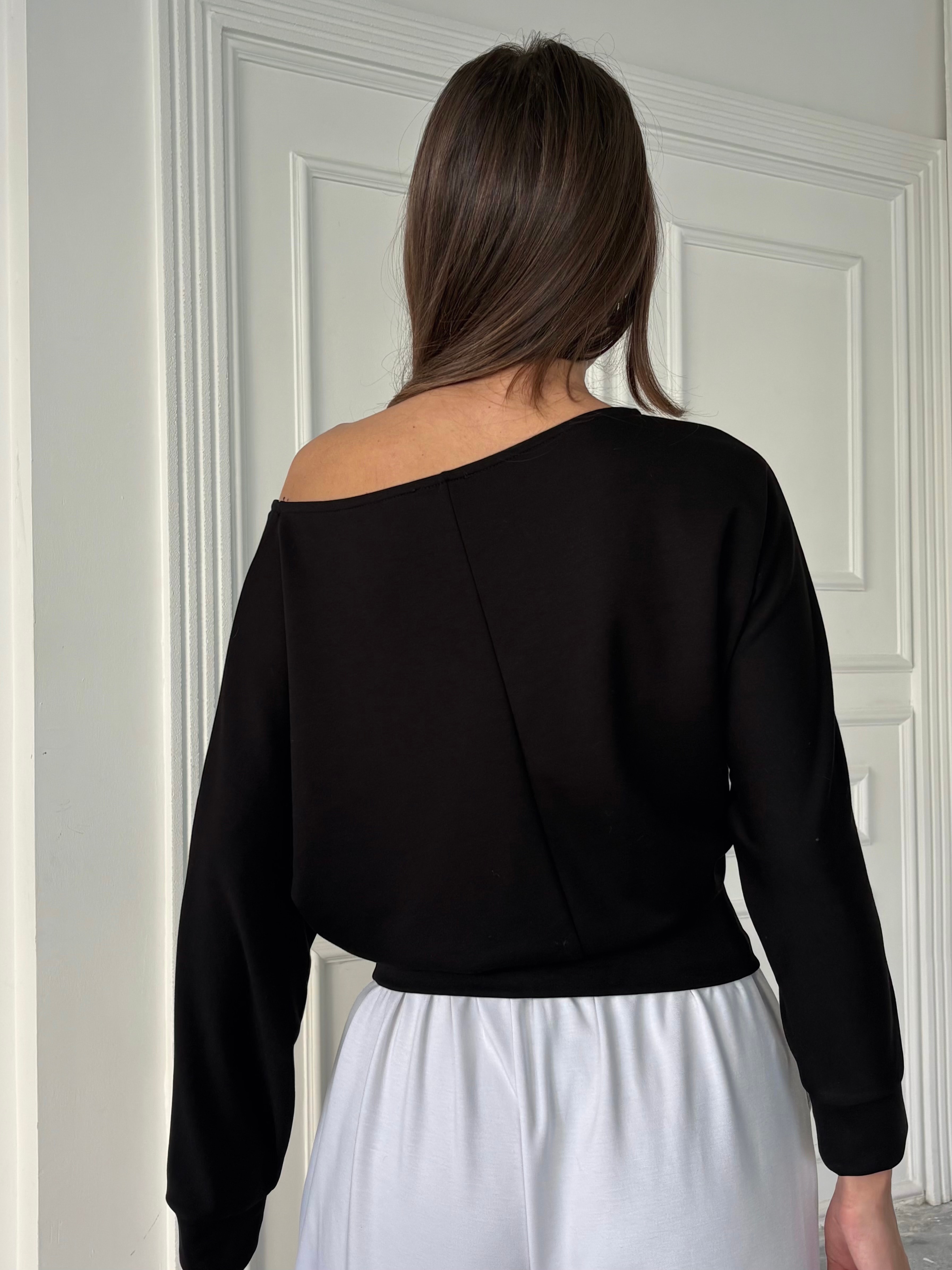 Yarasa Kol Bluz  - Siyah