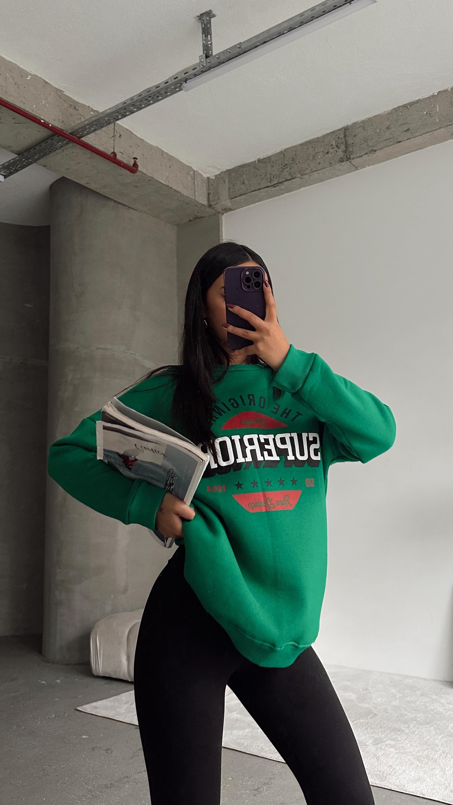 Superior Sweatshirt Yeşil