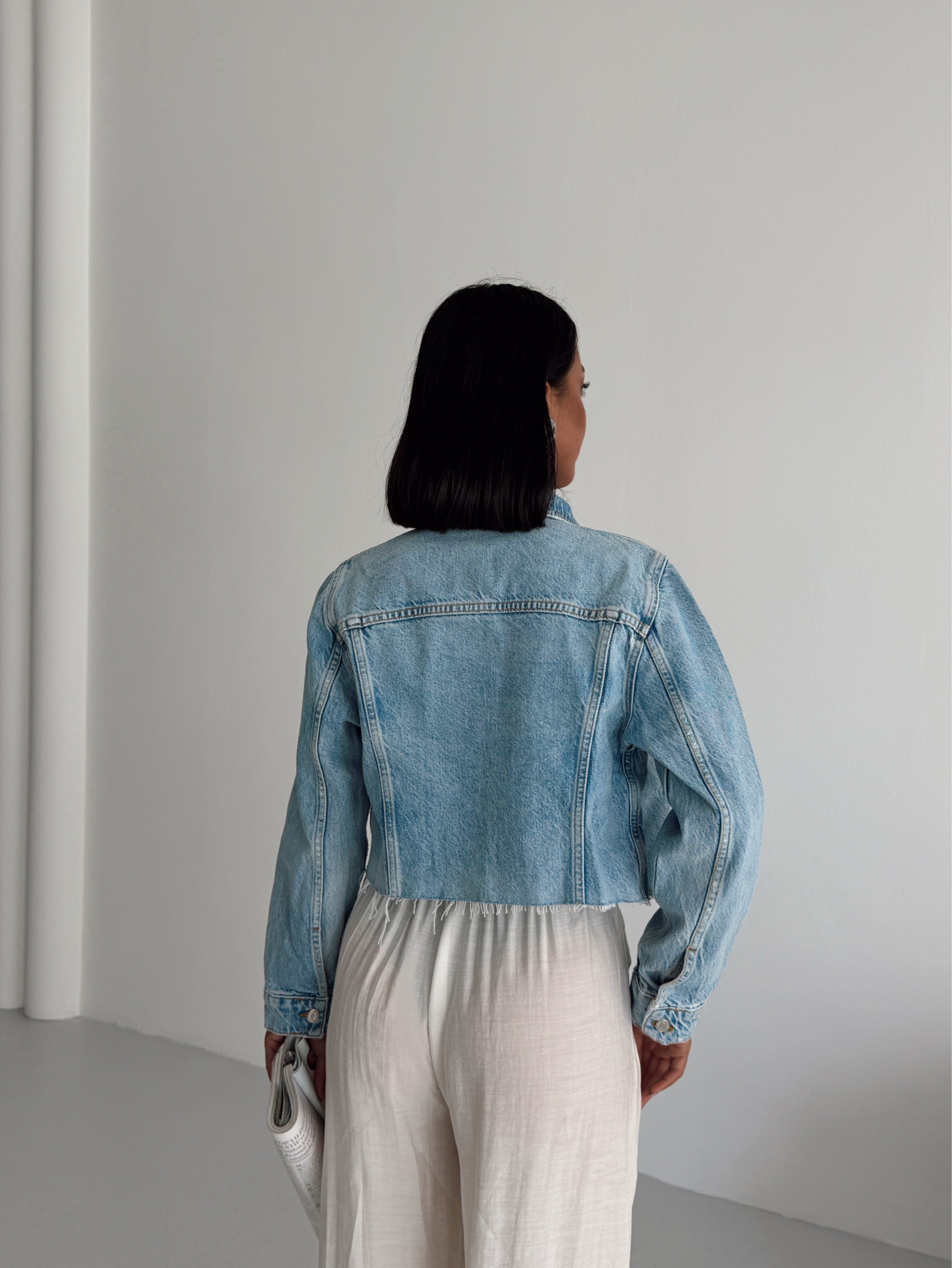 Orıgınal Denim Ceket  - Buz Mavi