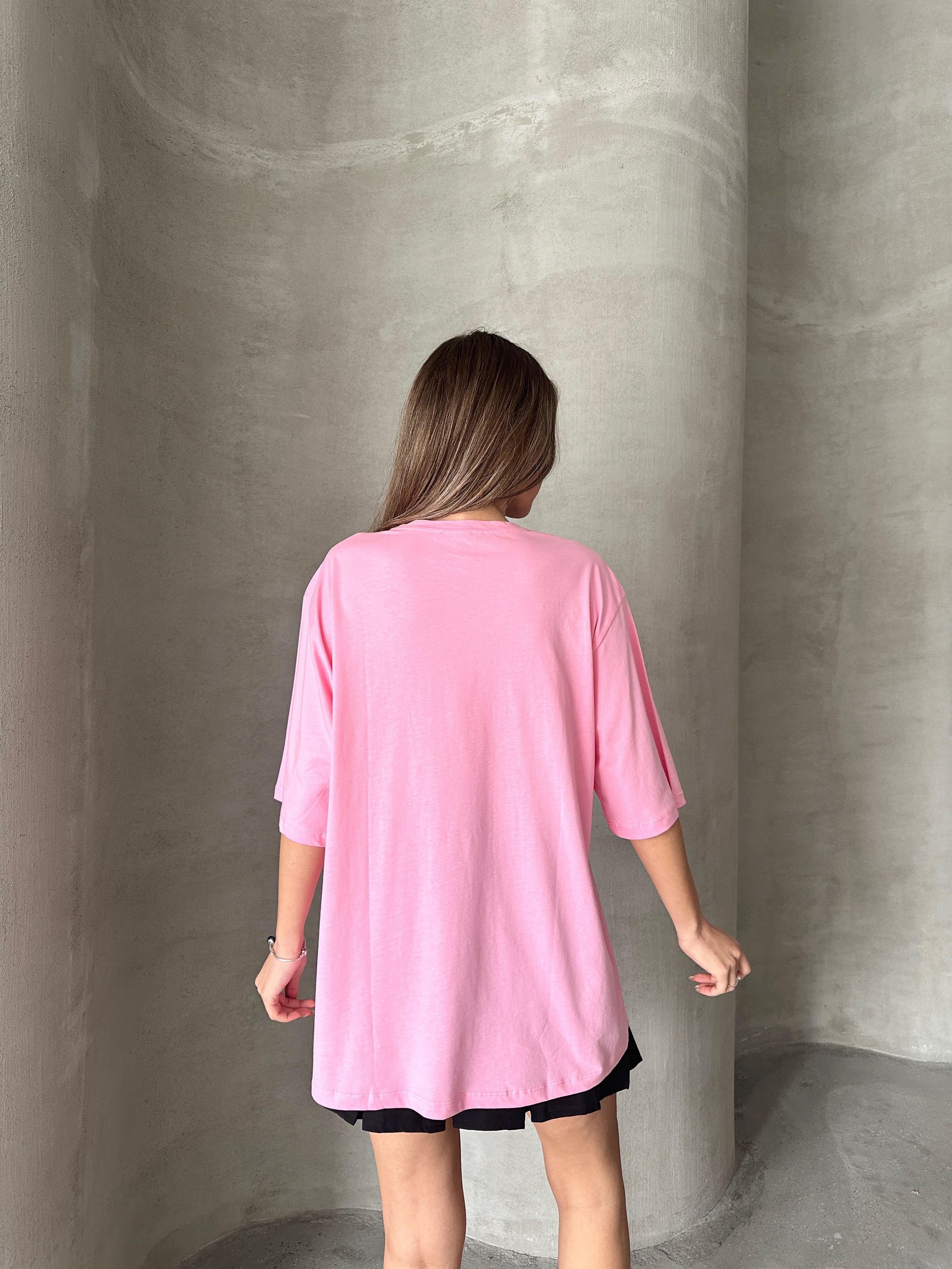 Another Basic T-shirt Pembe