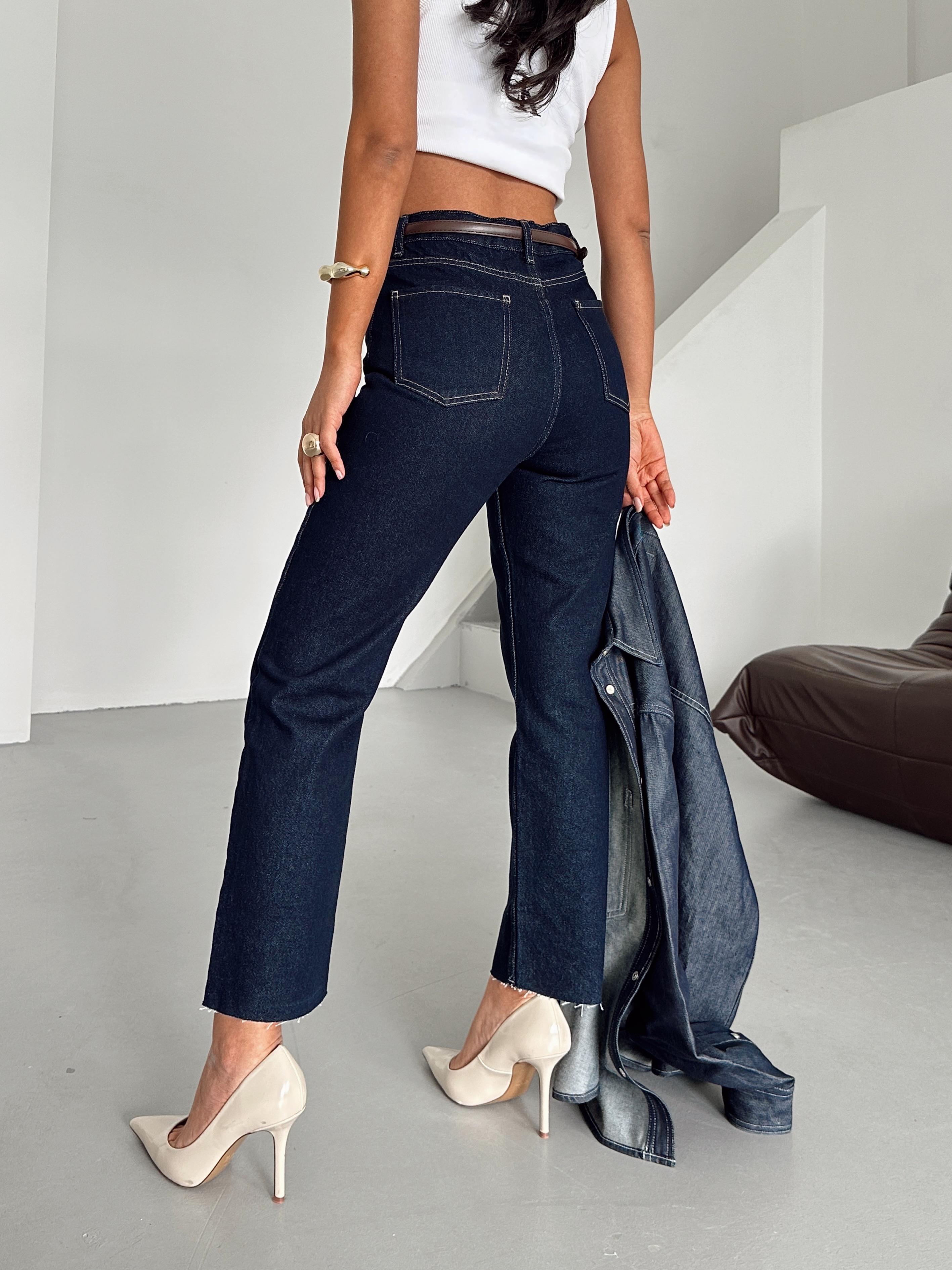 Massimo Mom Fit Jean - Dark Blue