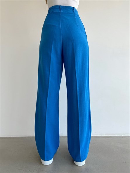 Valeria Keten Palazzo Pantolon Mavi
