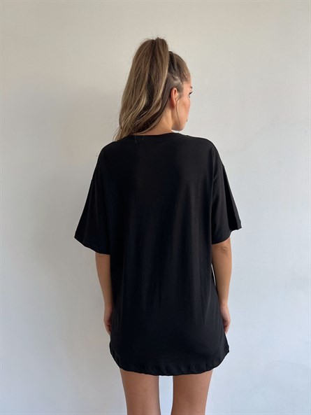 Take It Easy Oversize Basic Siyah