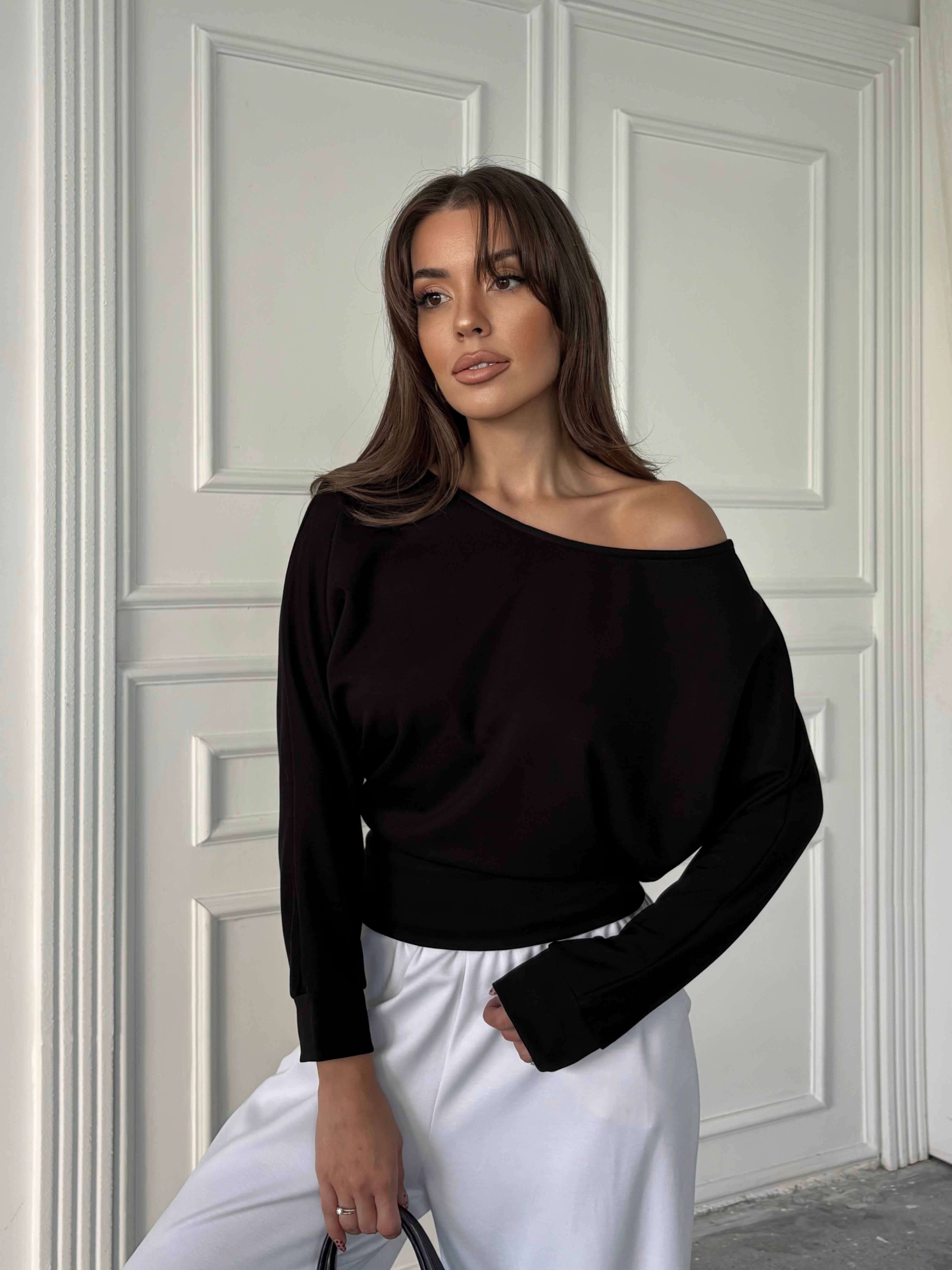 Yarasa Kol Bluz  - Siyah