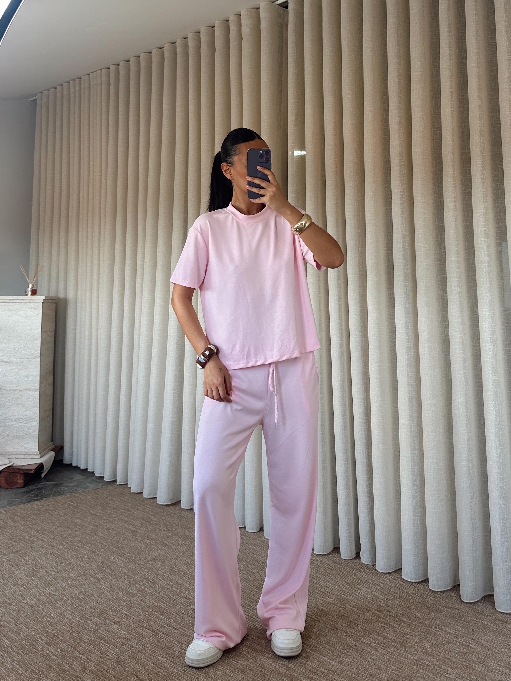 Modal Pantolon T-shirt Takım