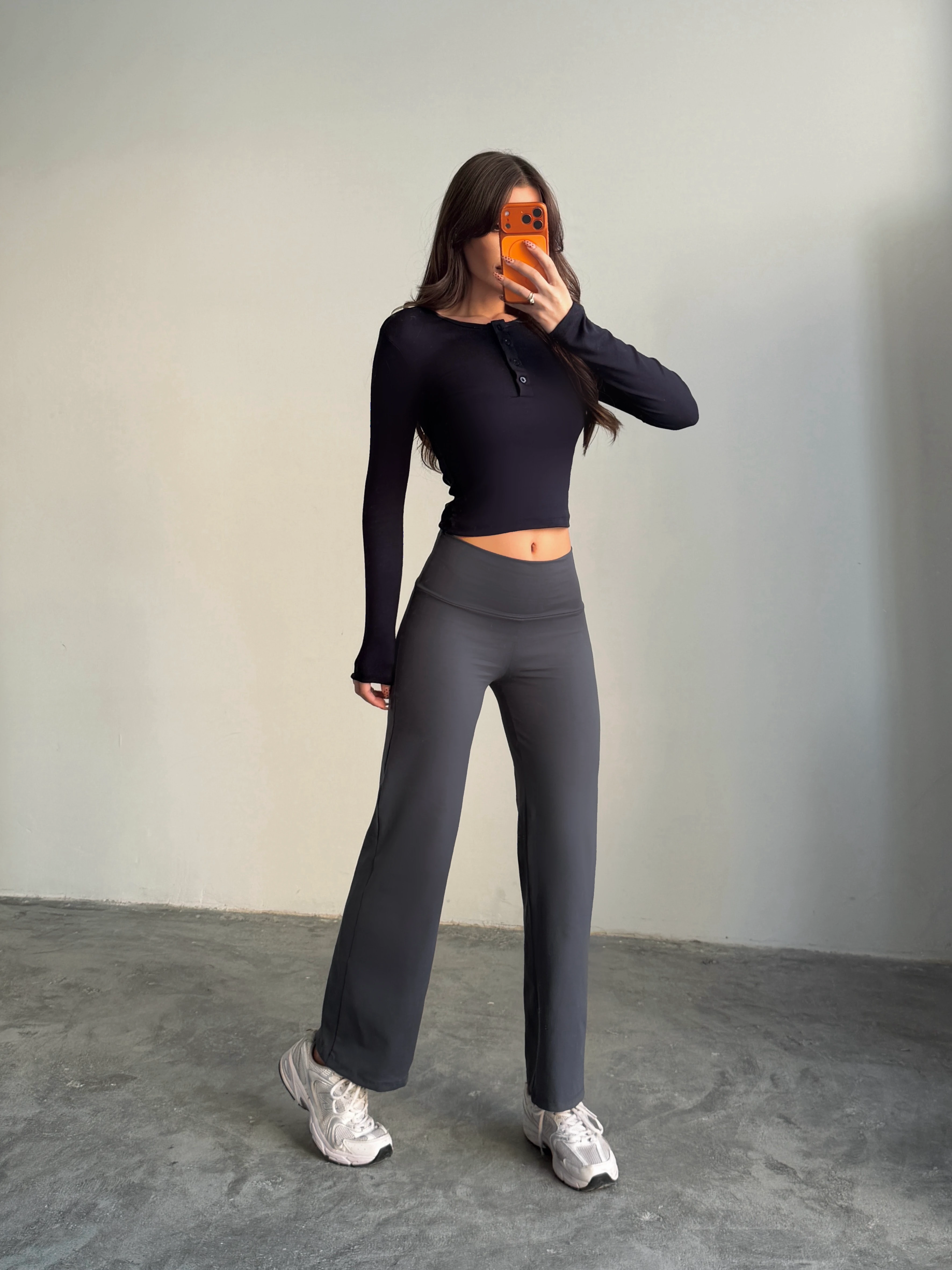 Orıgınal Tayt Pantolon  - Antrasit