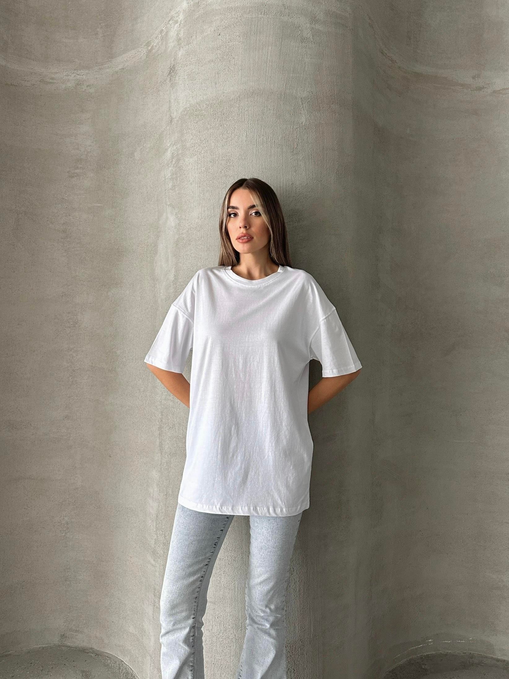 Oversize Bf Basic Beyaz