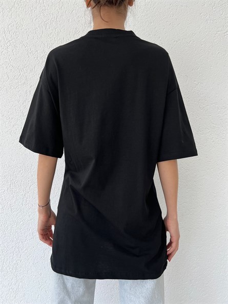 Nobody’s Perfect Oversize Basic Siyah