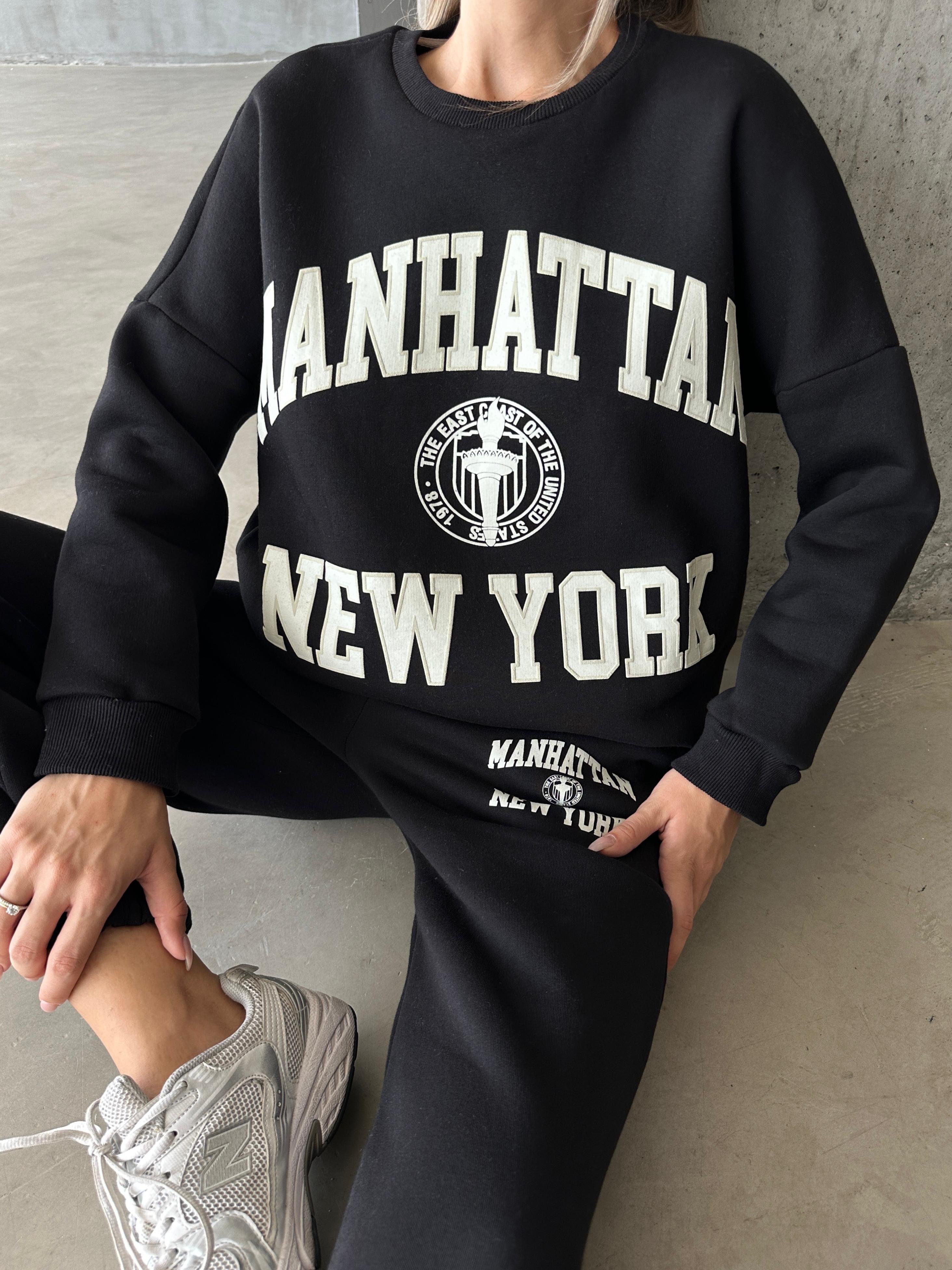 Sweatshirt Jogger Eşofman Takım Siyah