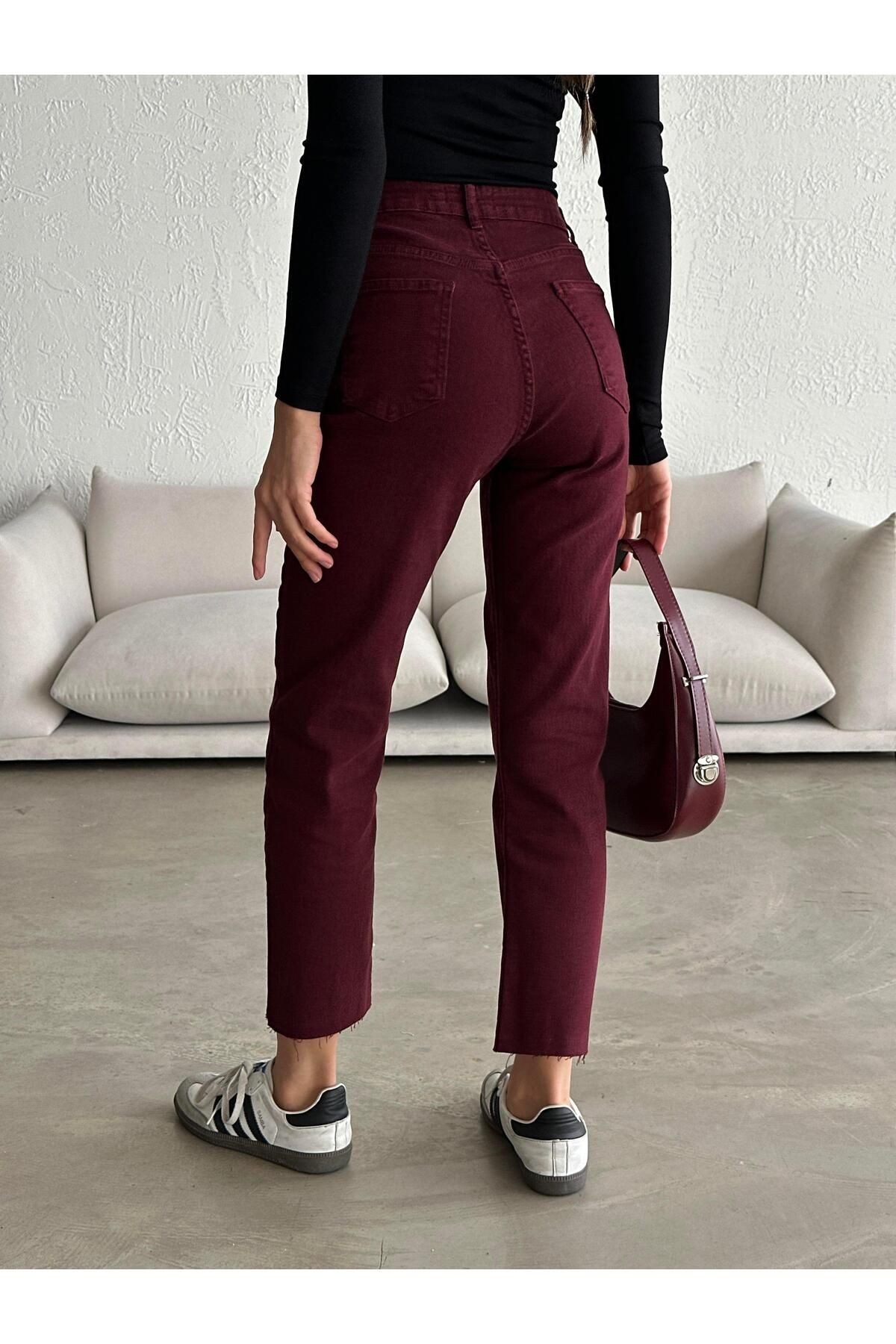 Original Straight Jeans Bordo