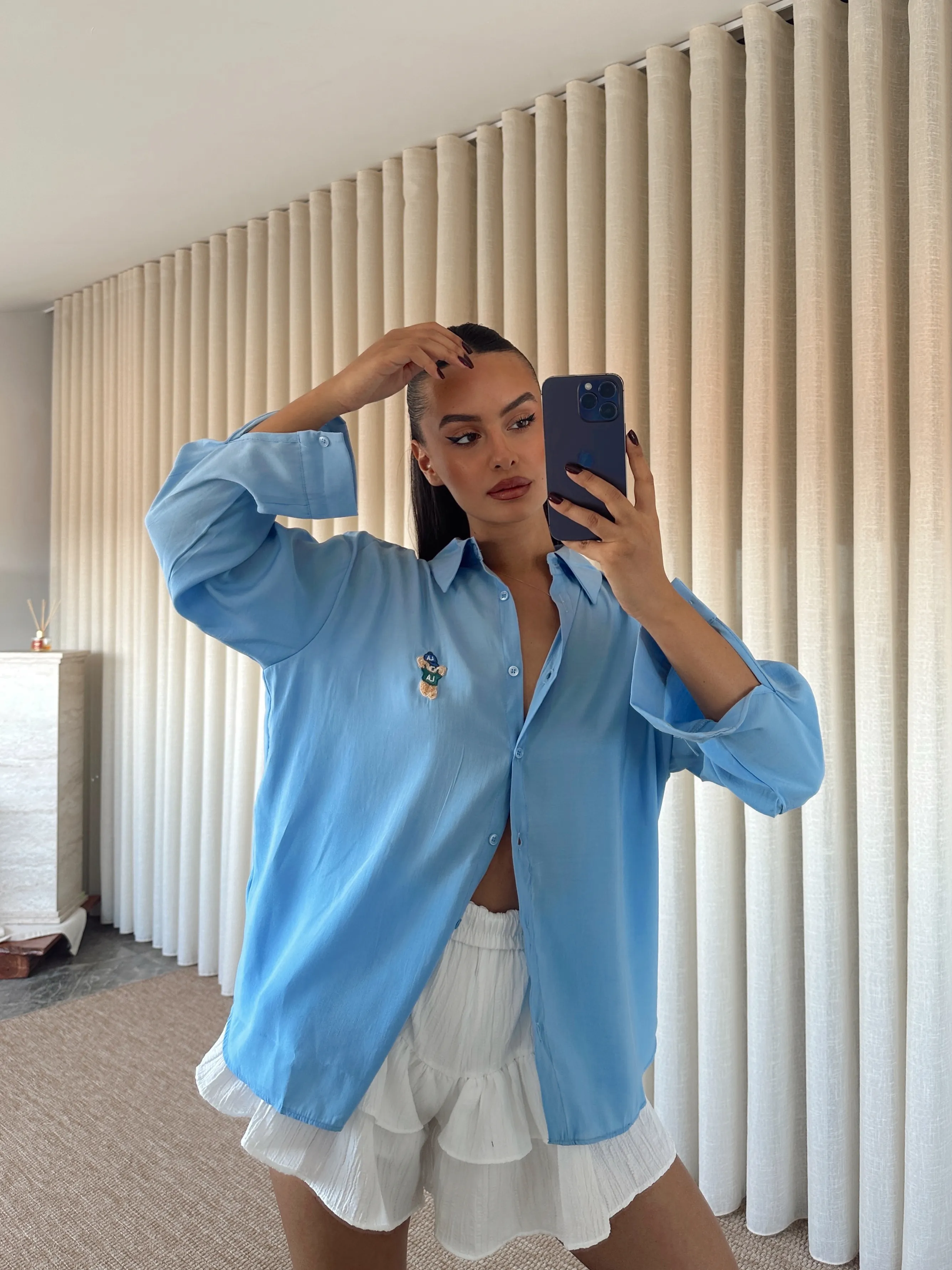 Modal Ayıcıklı Gömlek