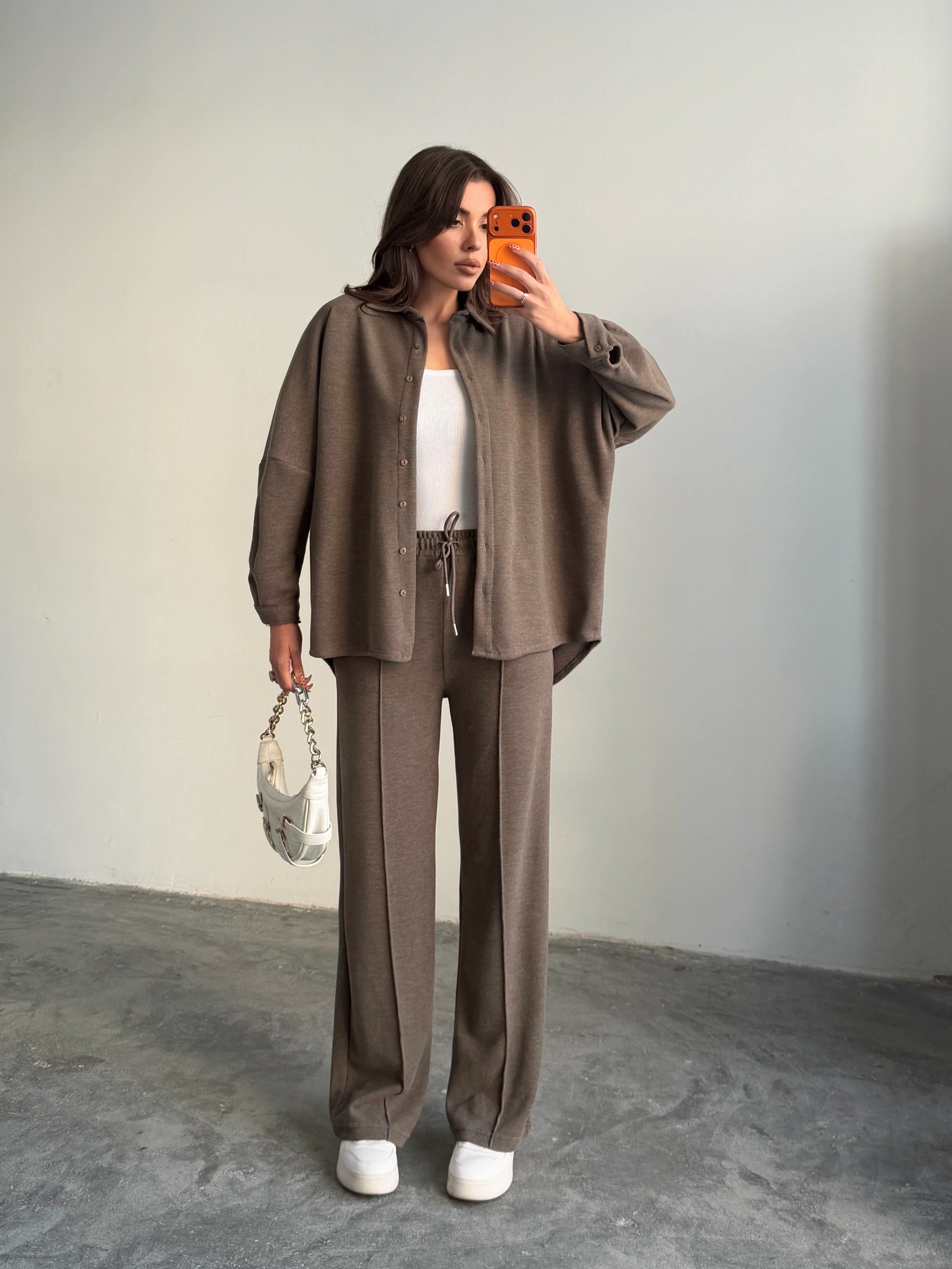 Gömlek Pantolon Fitilli Takım 