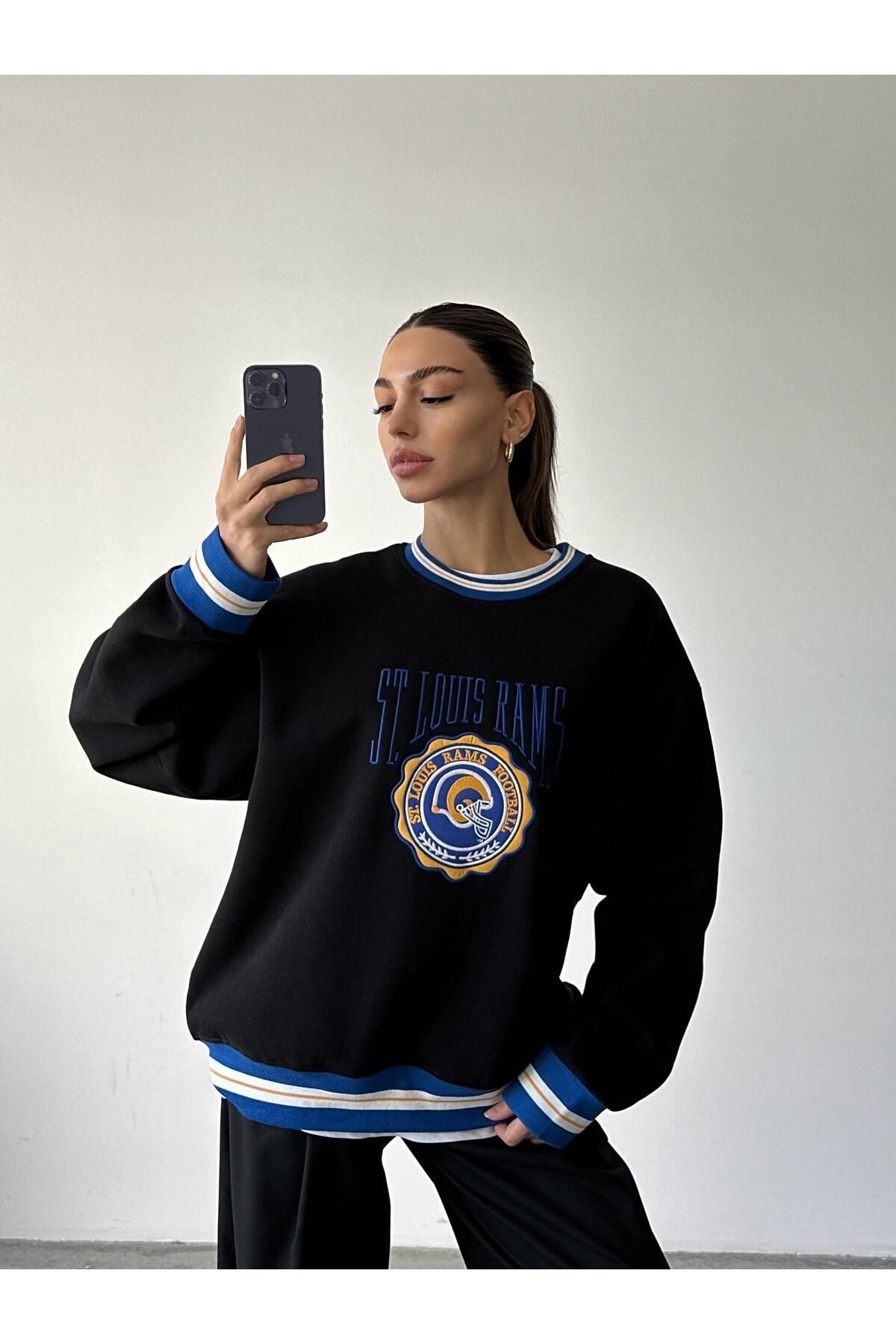 St Louis Rams Sweat Siyah