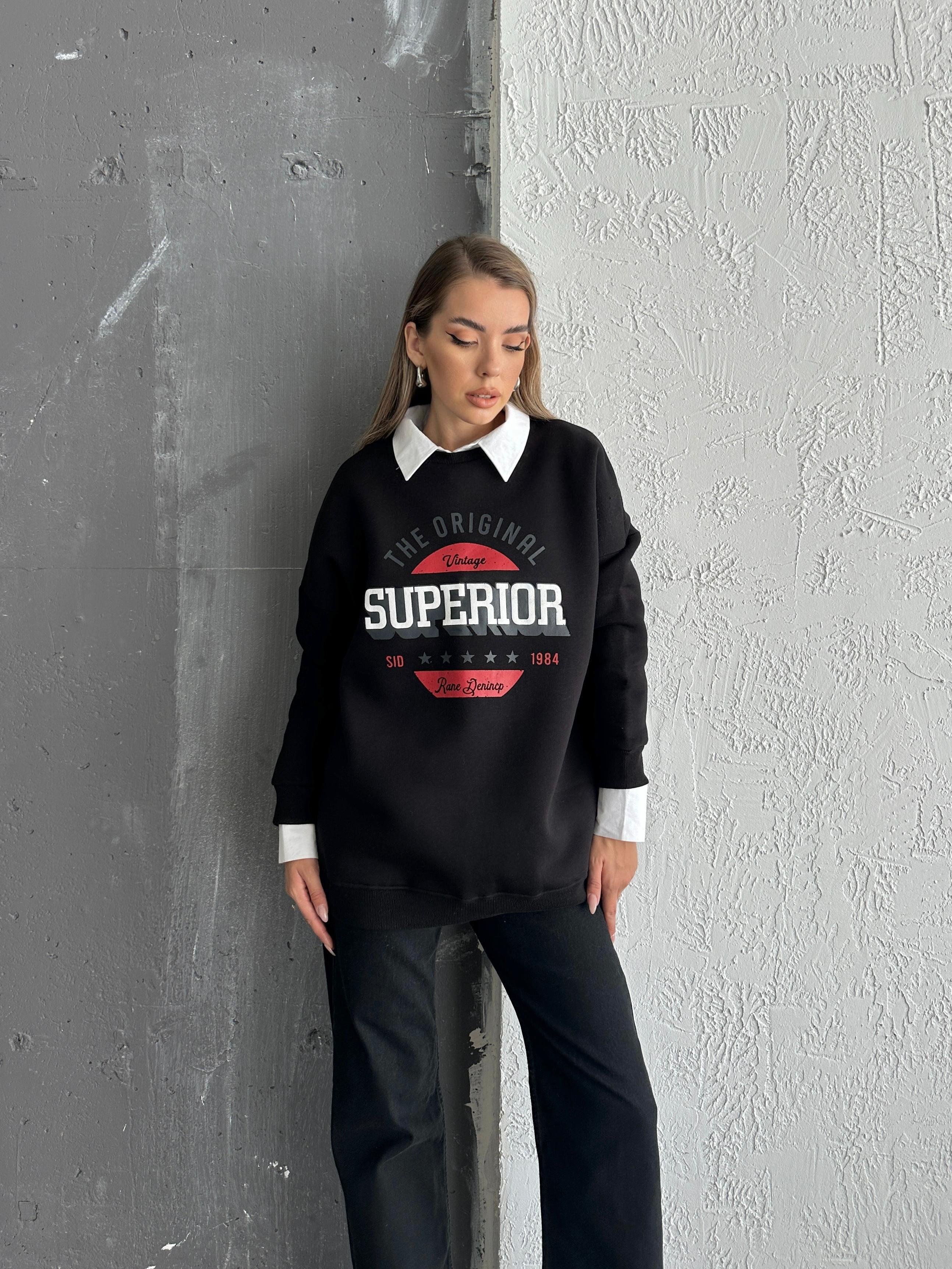 Superior Sweatshirt Siyah