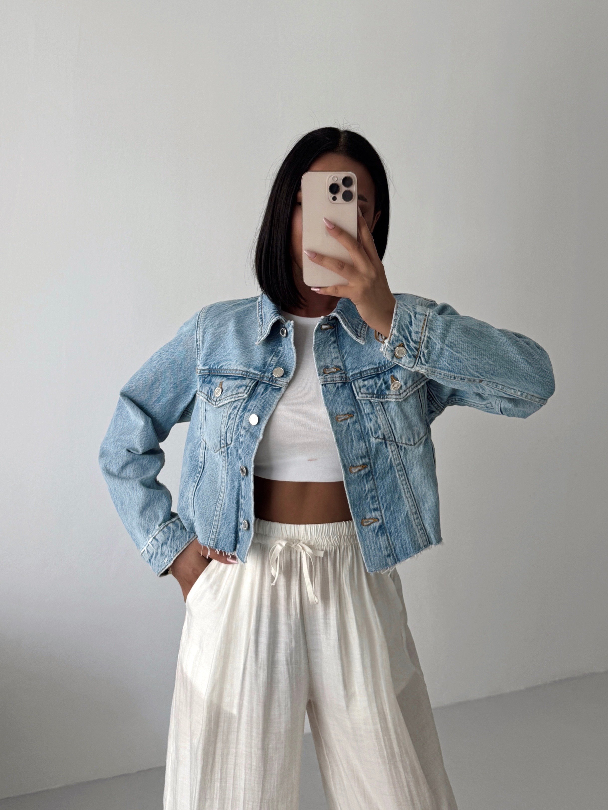 Orıgınal Denim Ceket  - Buz Mavi