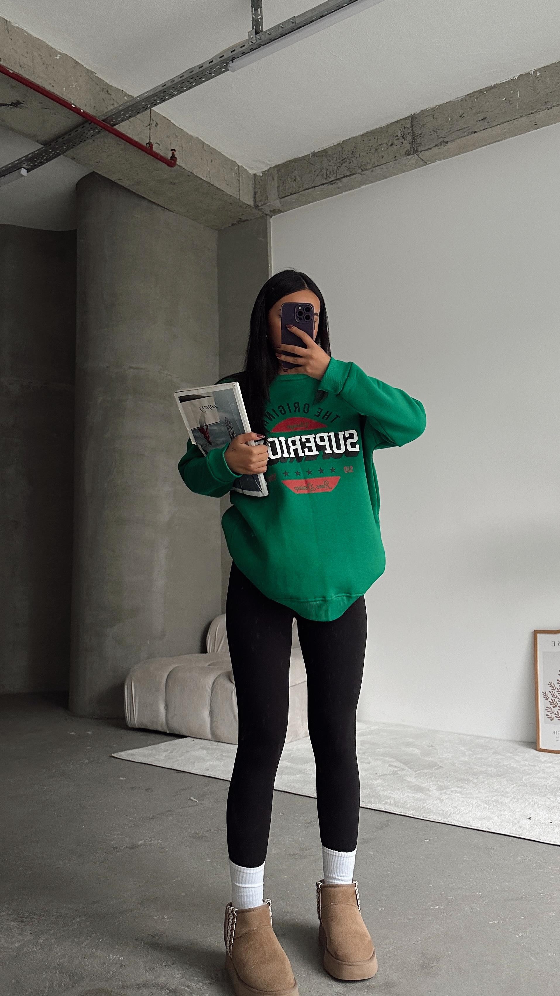 Superior Sweatshirt Yeşil