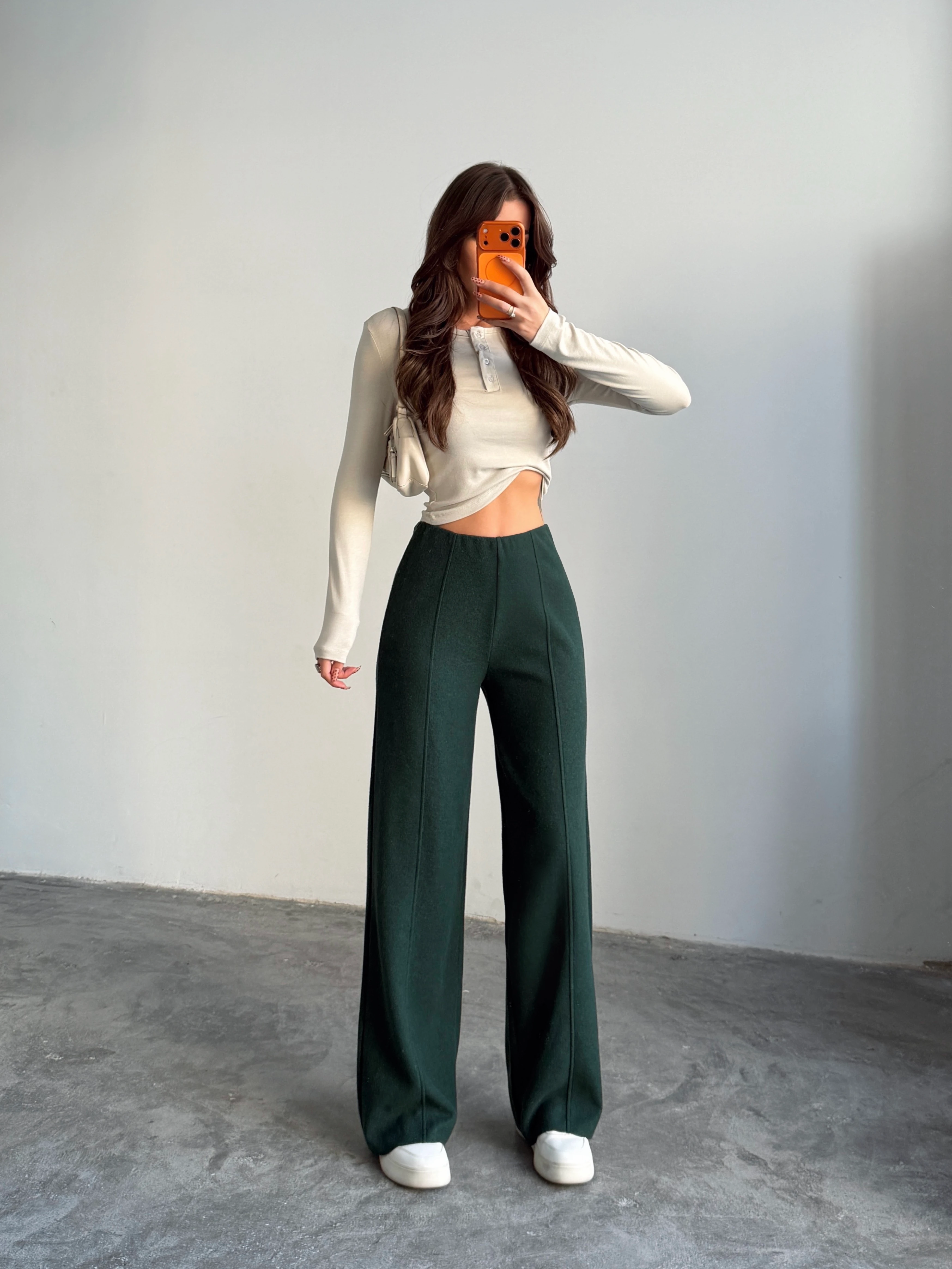 Çimalı Bel Lastik Selanik Pantolon