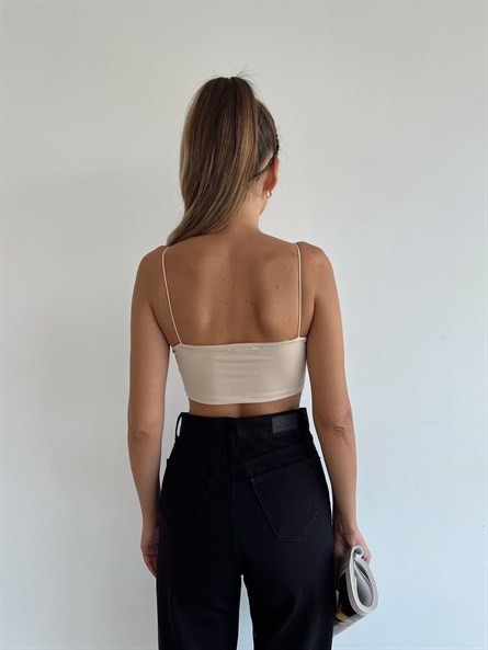 İp Askı Sandy Crop Krem