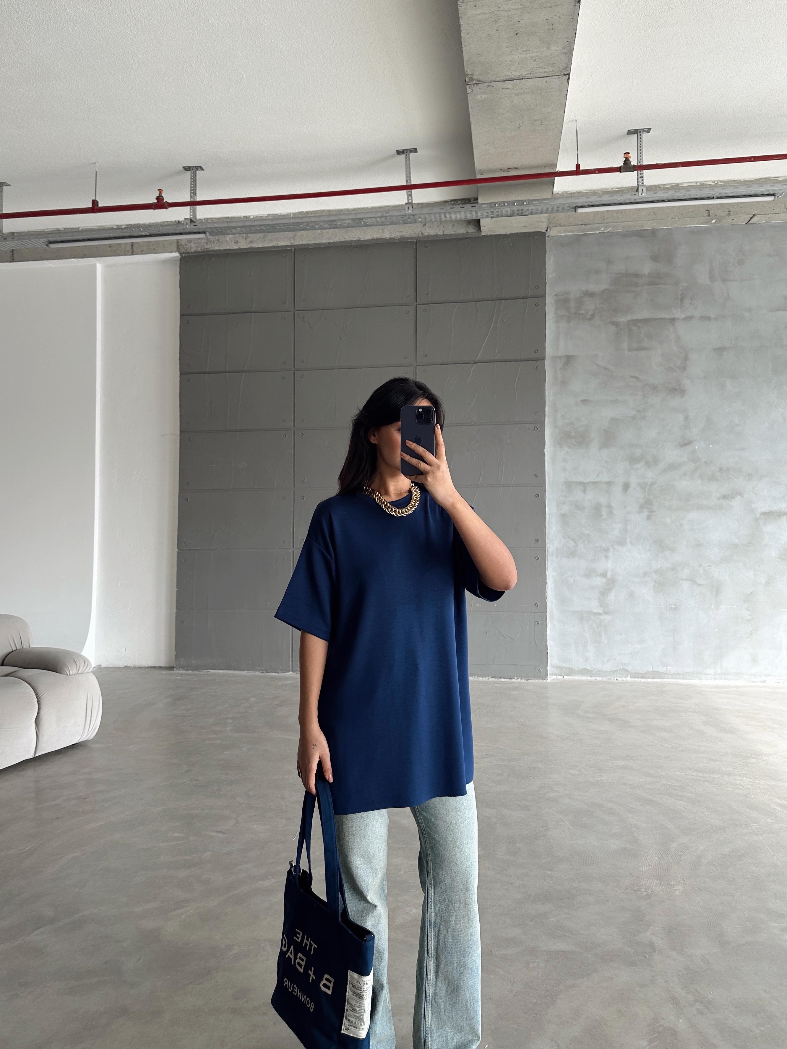 Oversize Basic - Lacivert