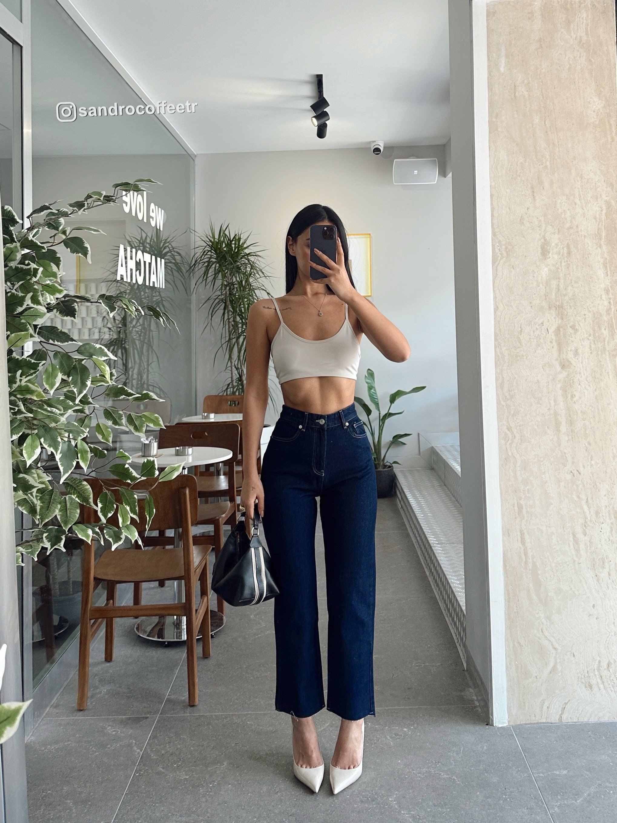 Massimo Mom Fit Jean - Dark Blue