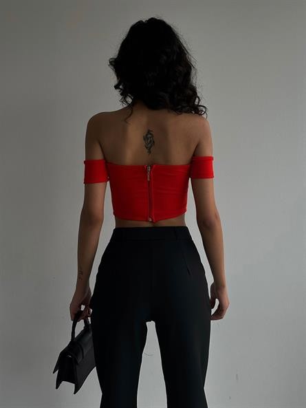 Babe Korse Crop Narçiçeği