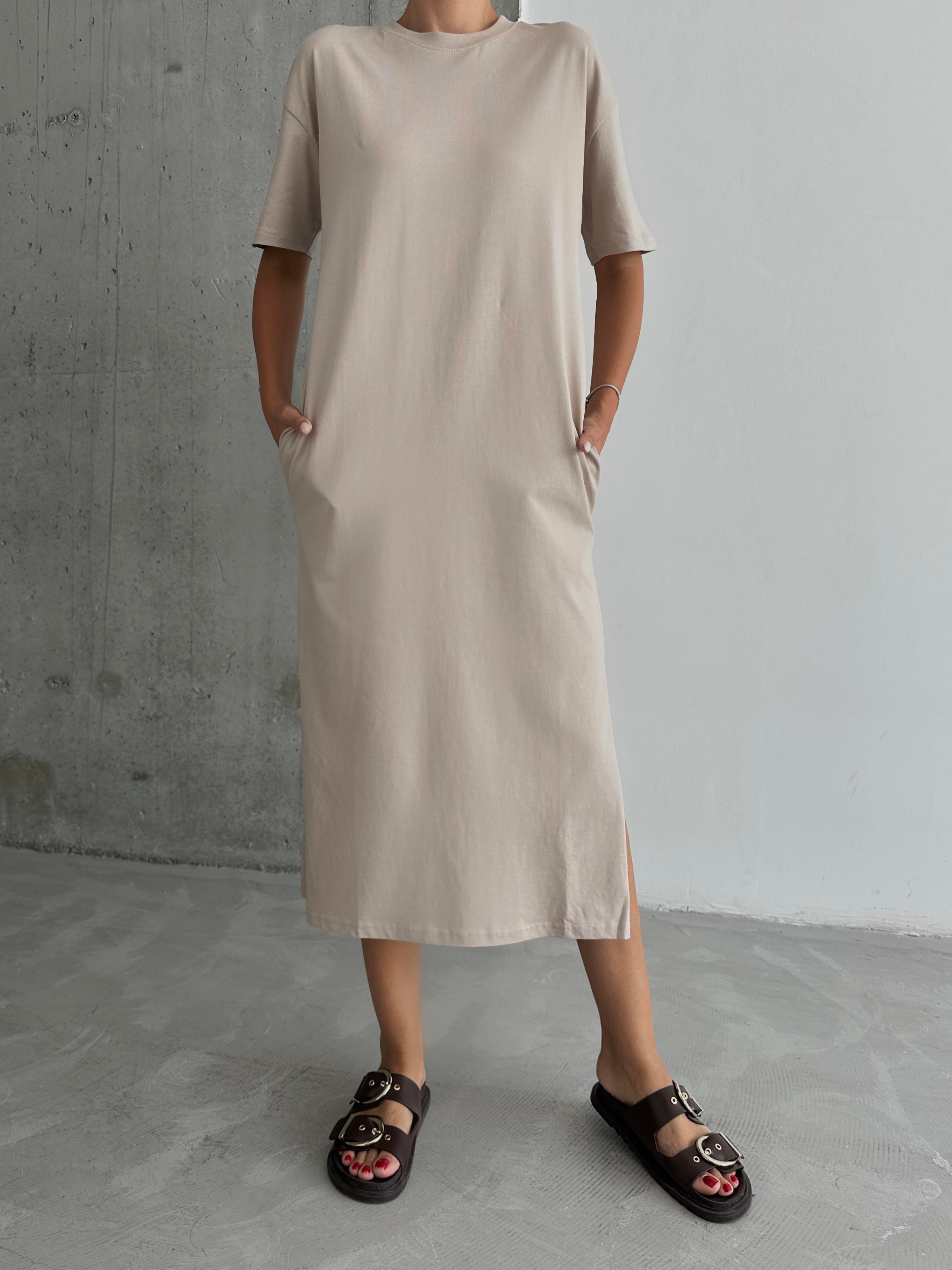 Vera Oversize Elbise Vizon