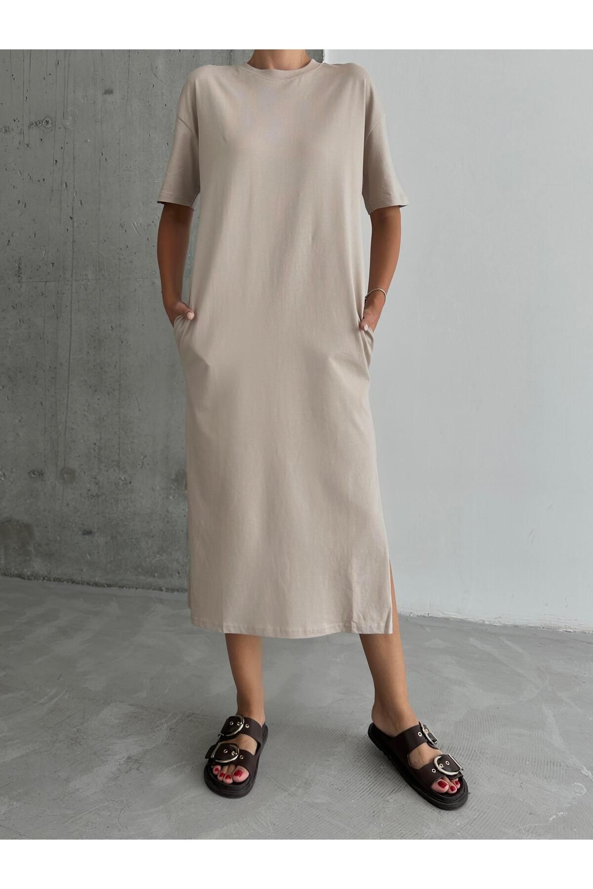 Vera Oversize Elbise Vizon