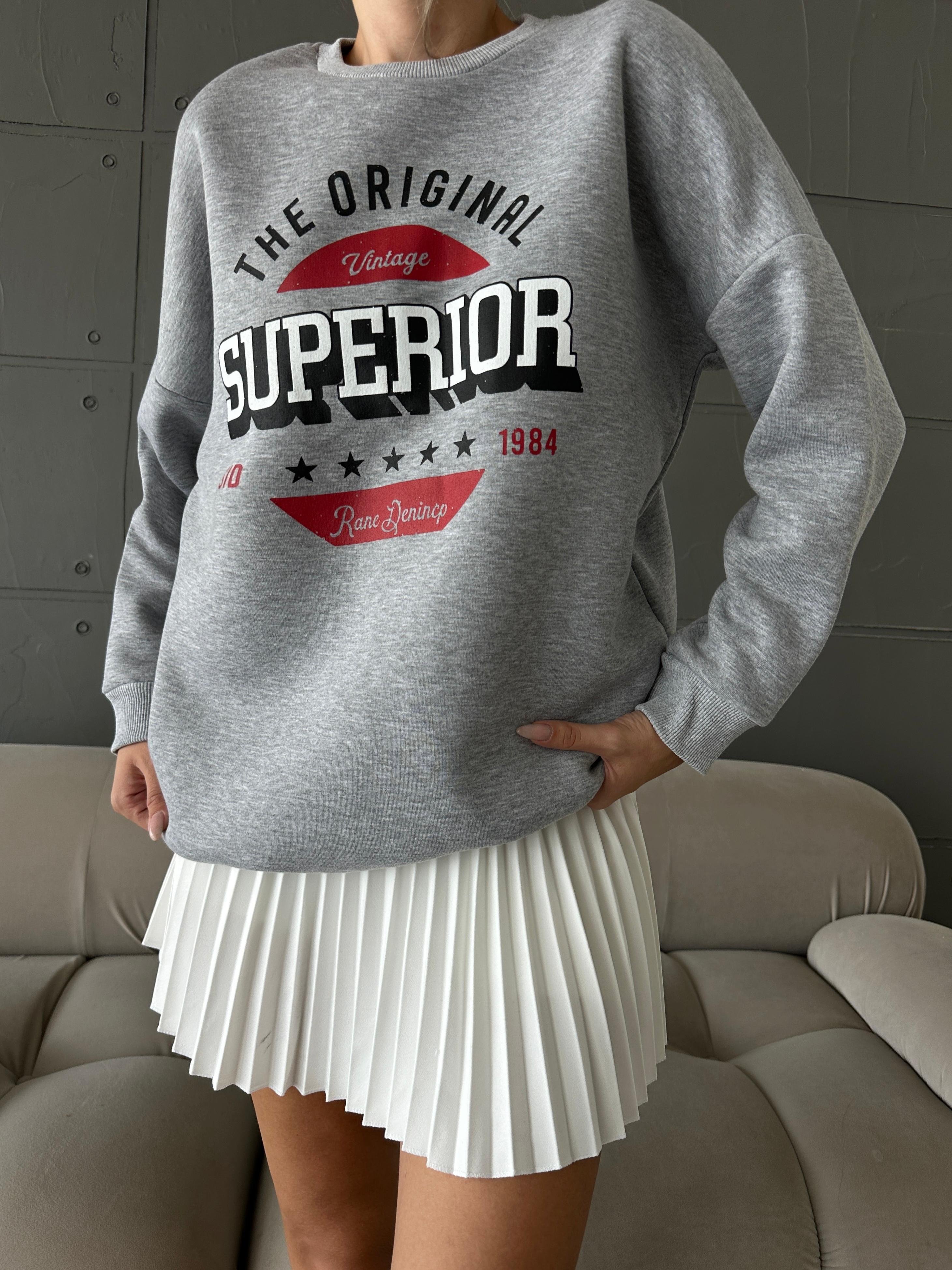 Superior Sweatshirt Gri