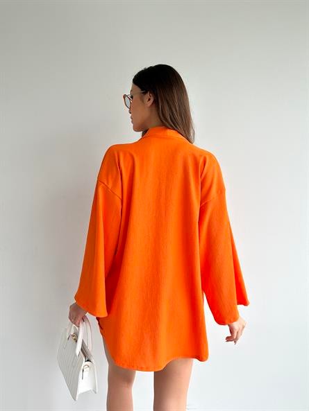 Üçlü Sun Kimono Takım Turuncu
