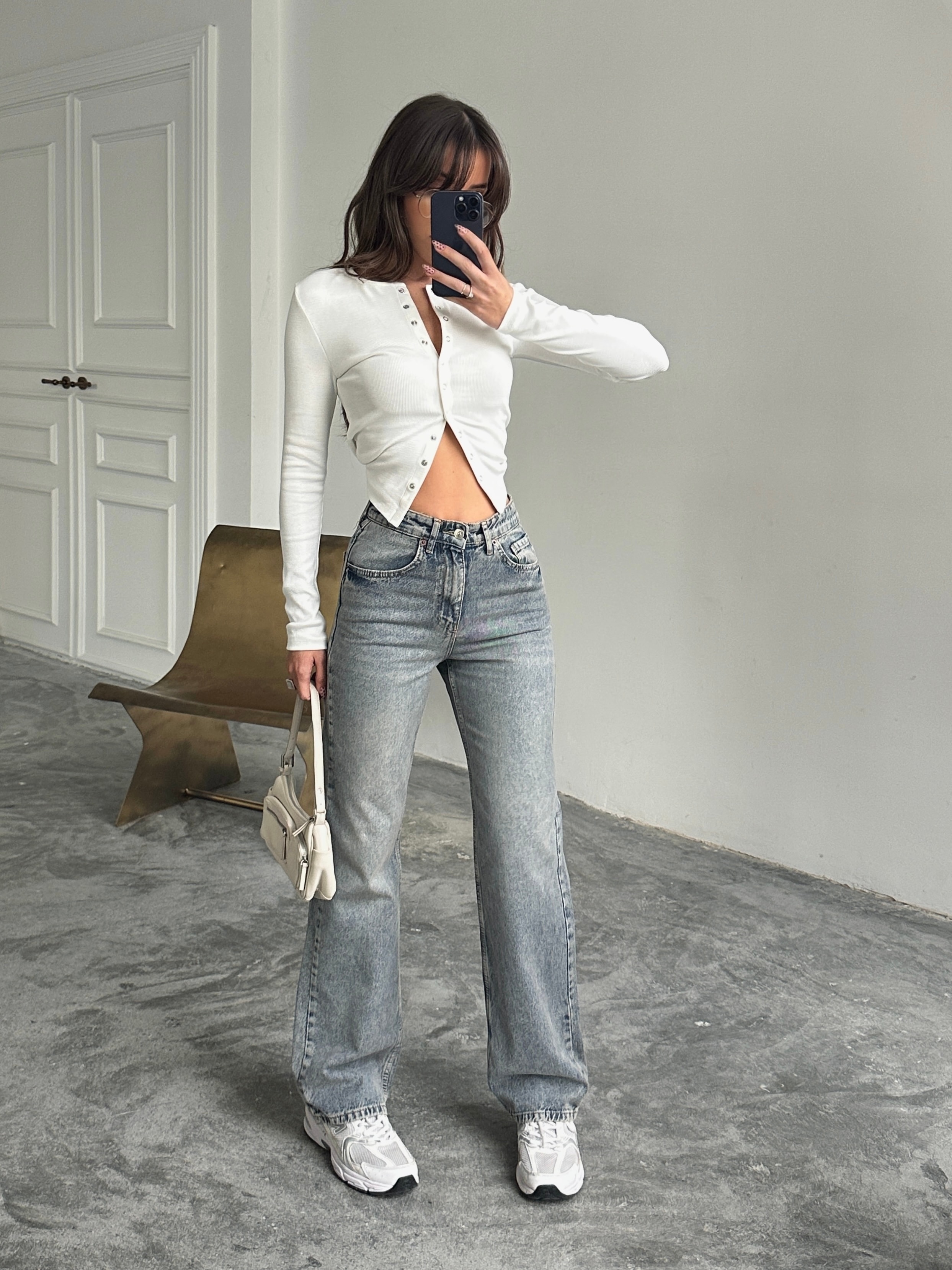 Wide Leg Eskitme Jean