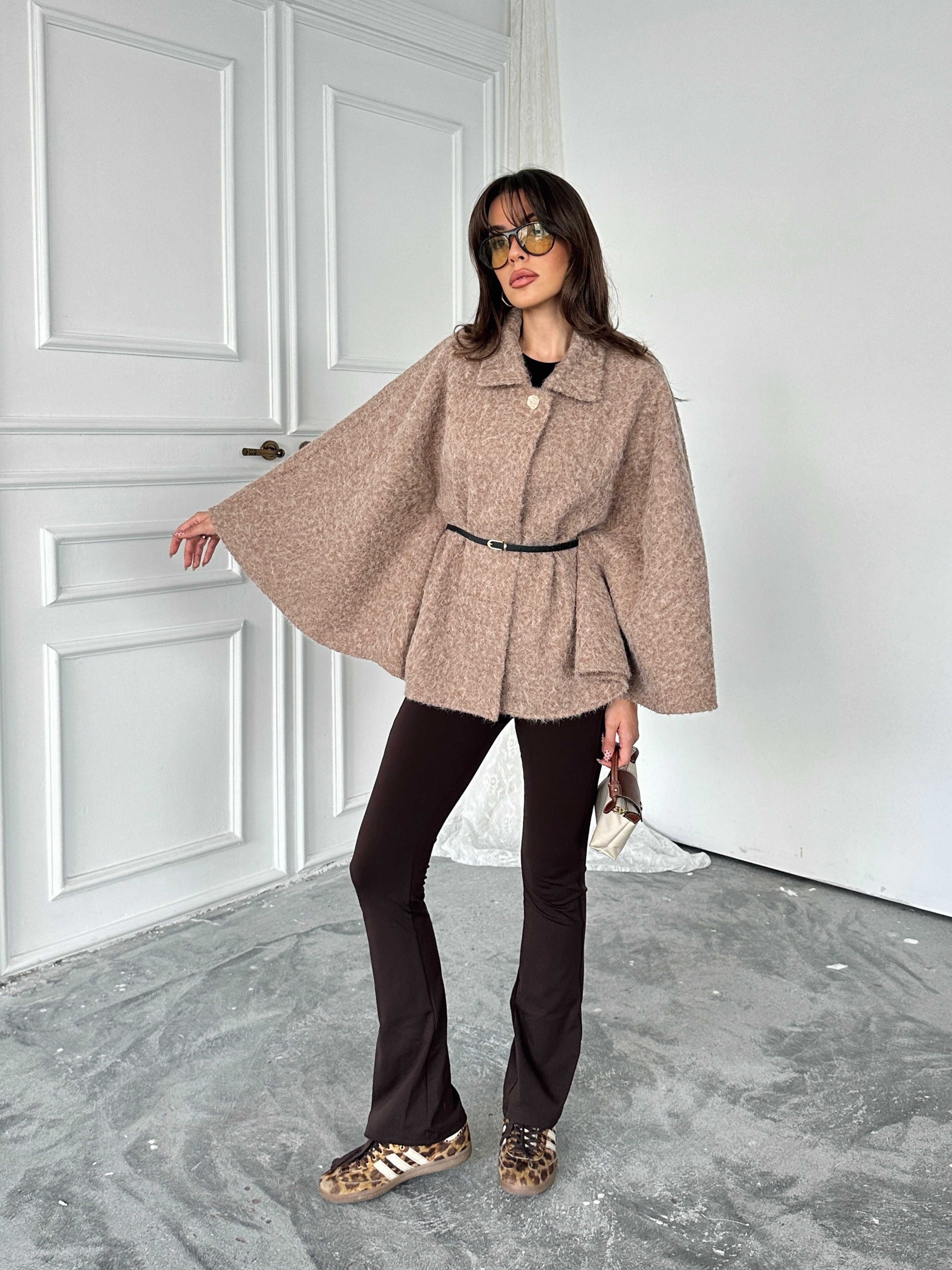 Kırçıllı Kaşe Panço  - Vizon