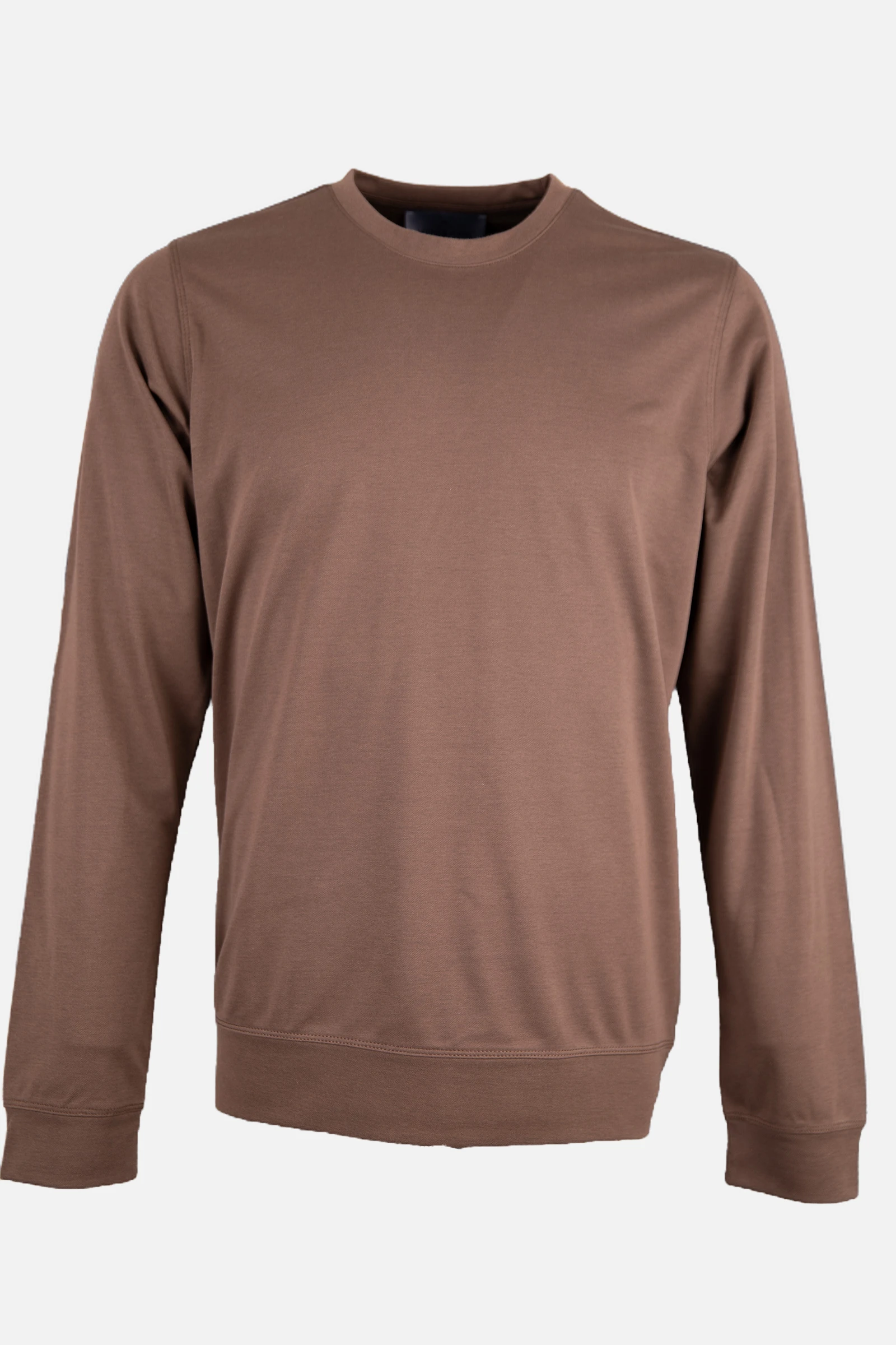 Bisiklet Yaka Sweatshirt - Kahverengi