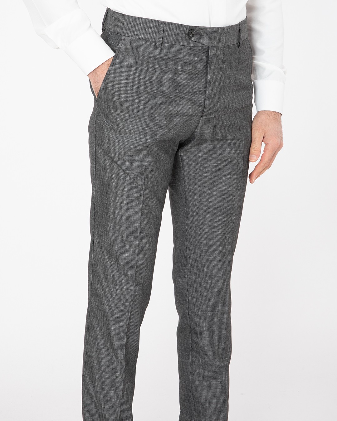 Slim Fit Pantolon - Gri