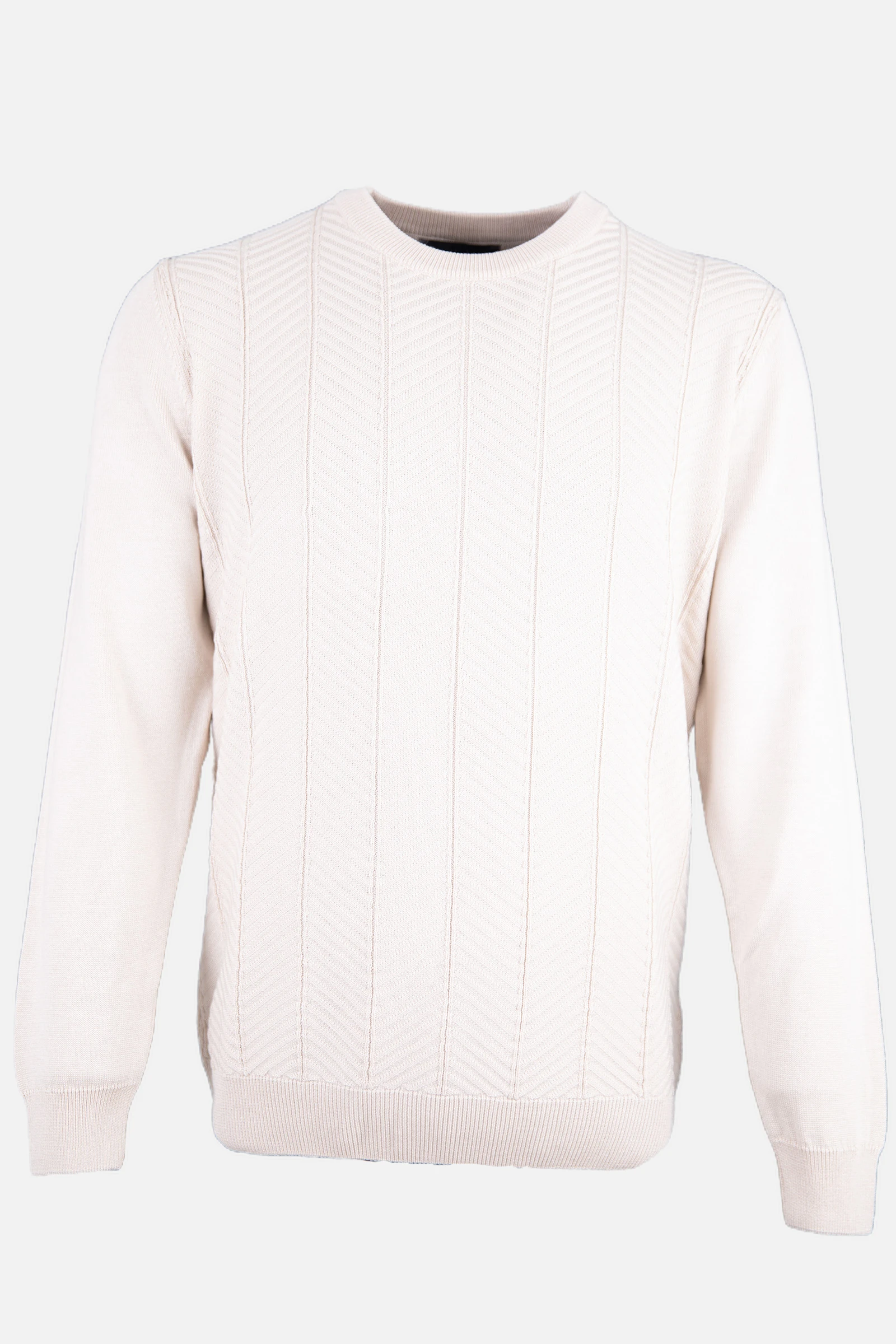 Bisiklet Yaka Triko I Kazak - Bej