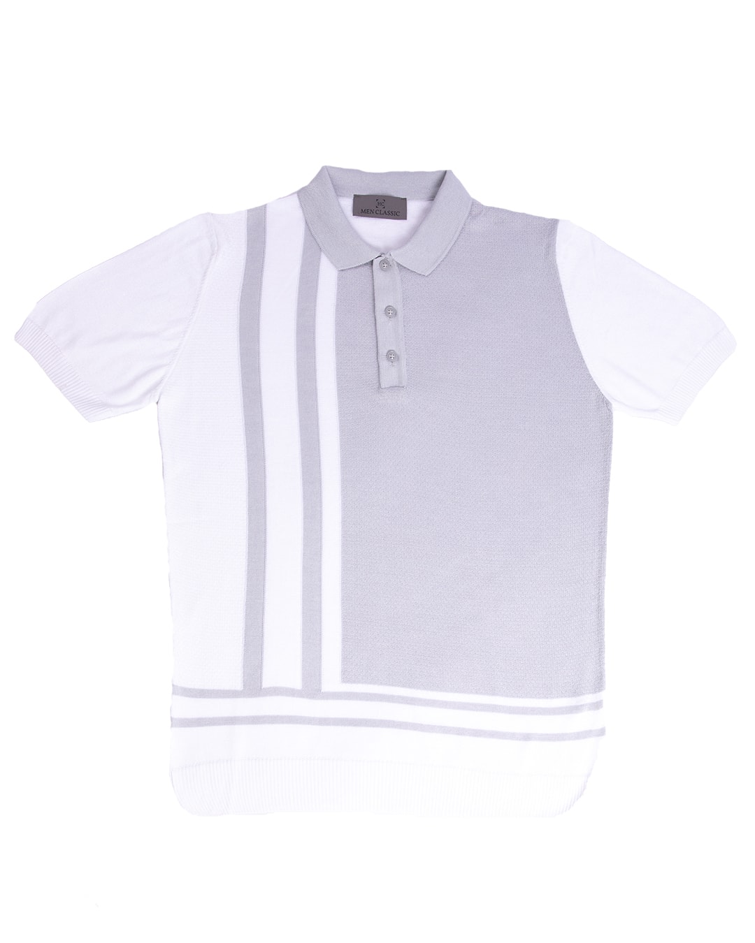 Polo Yaka T-Shirt - A.Gri
