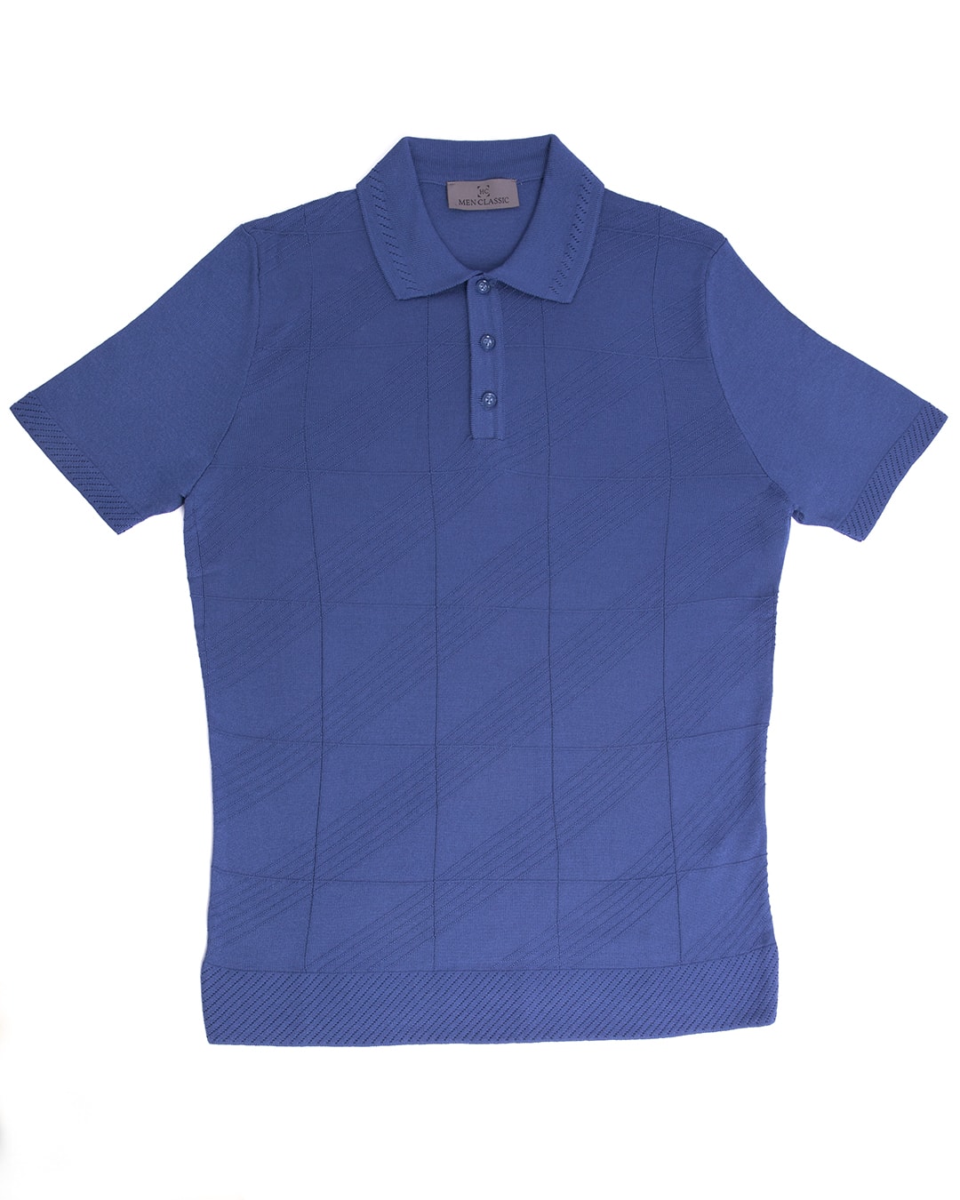 Polo Yaka T-Shirt - İndigo